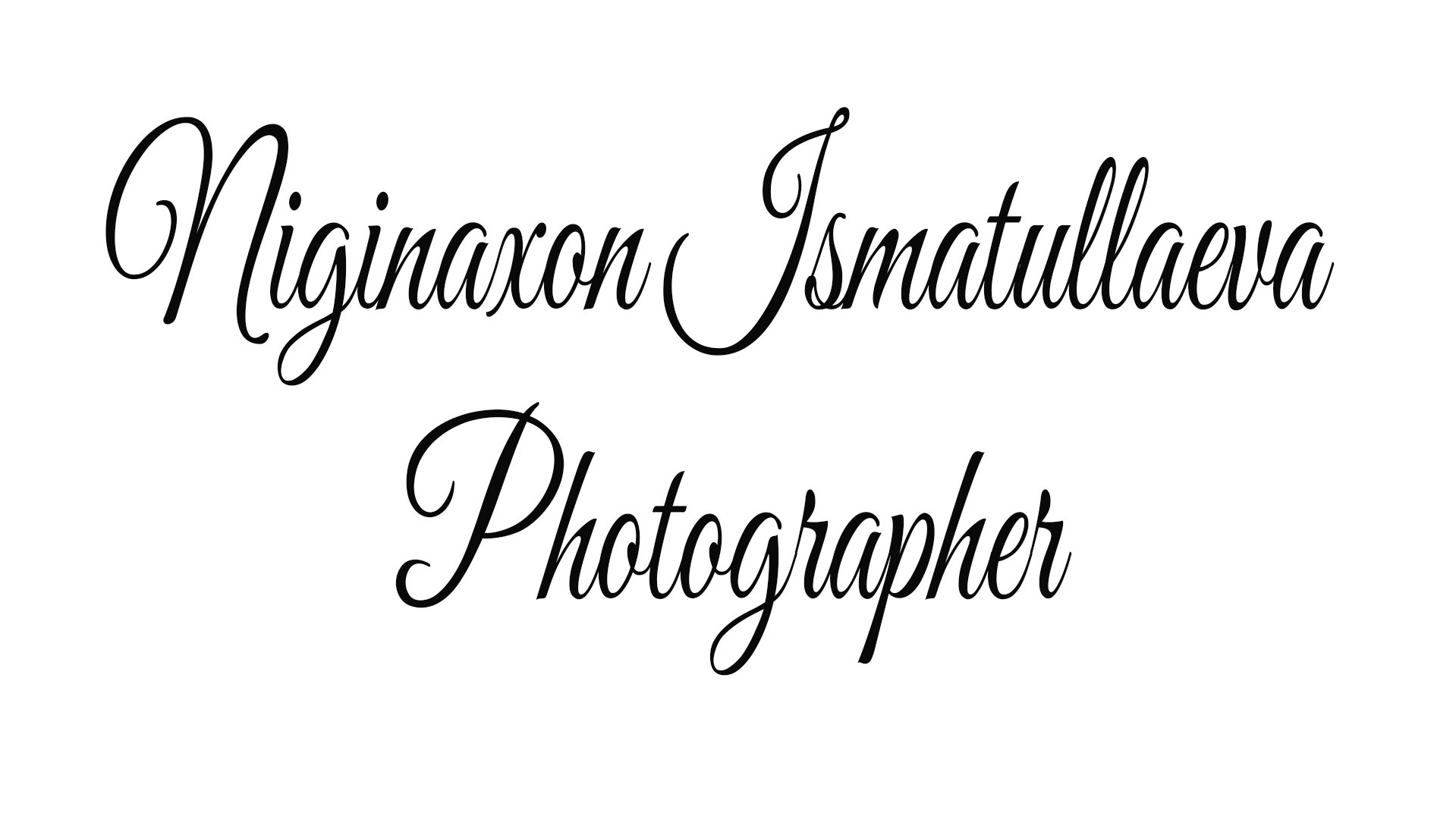 Портретный фотограф Нигинахон Исматуллаева в Ташкенте