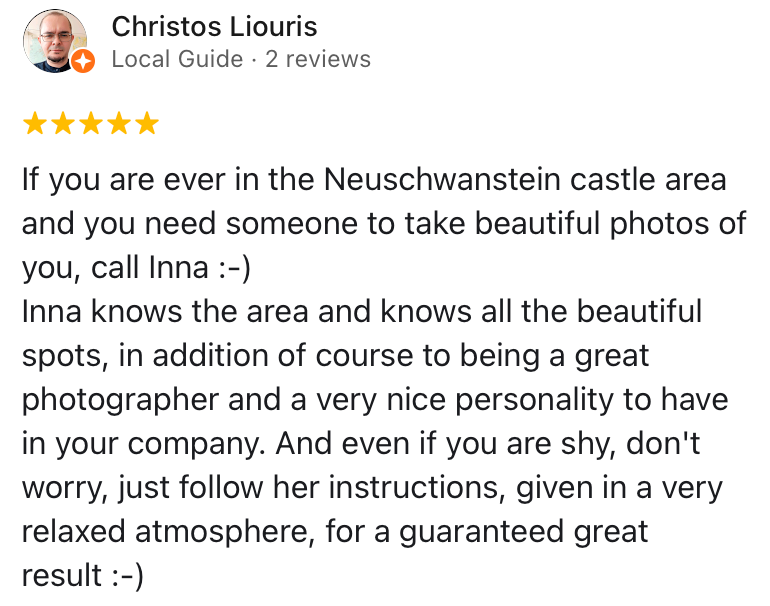 Testimonials for Inna Zaytseva from a happy client