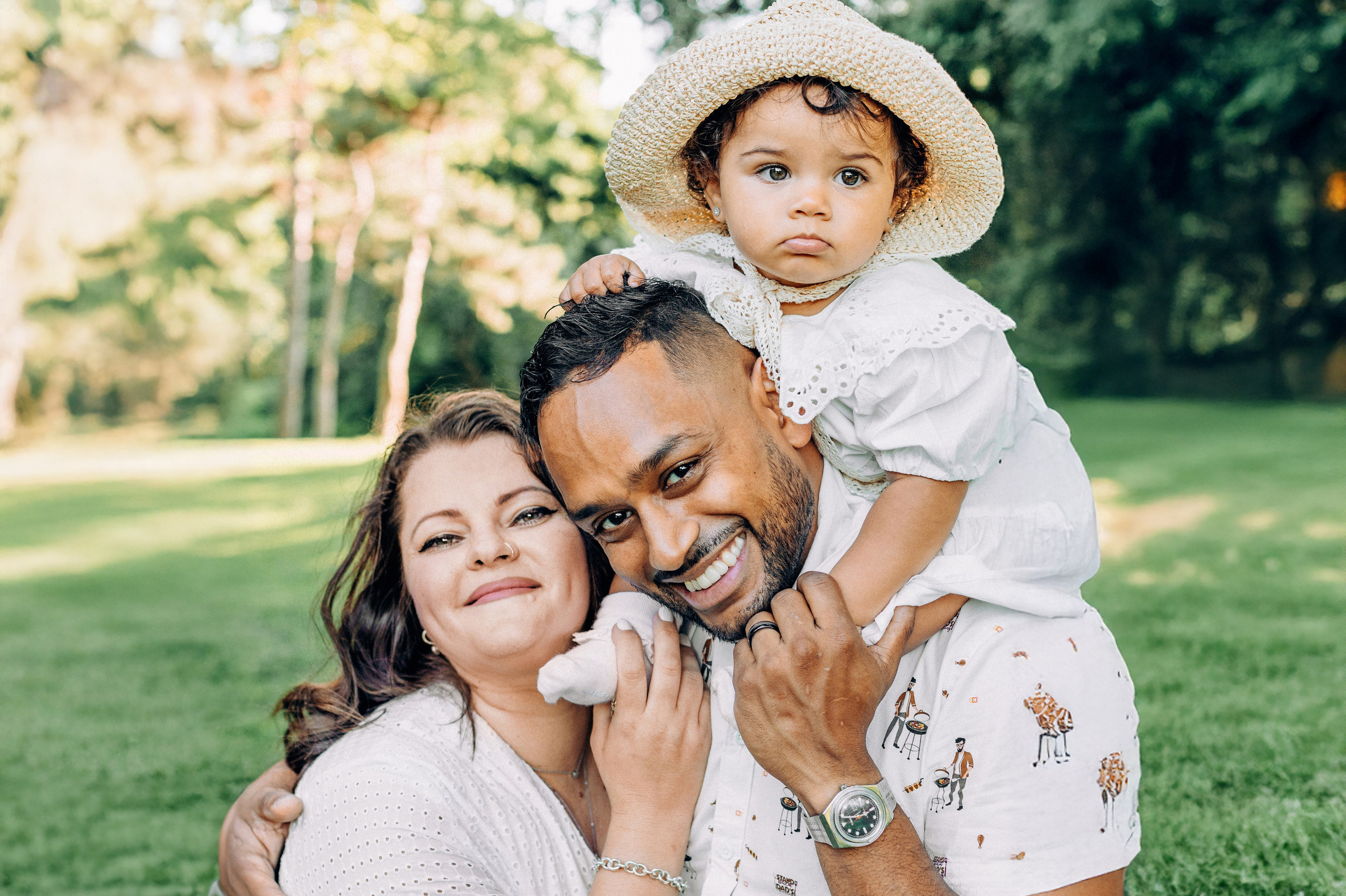 Family session in Brooklyn, Prospect Park, relaxed vibes