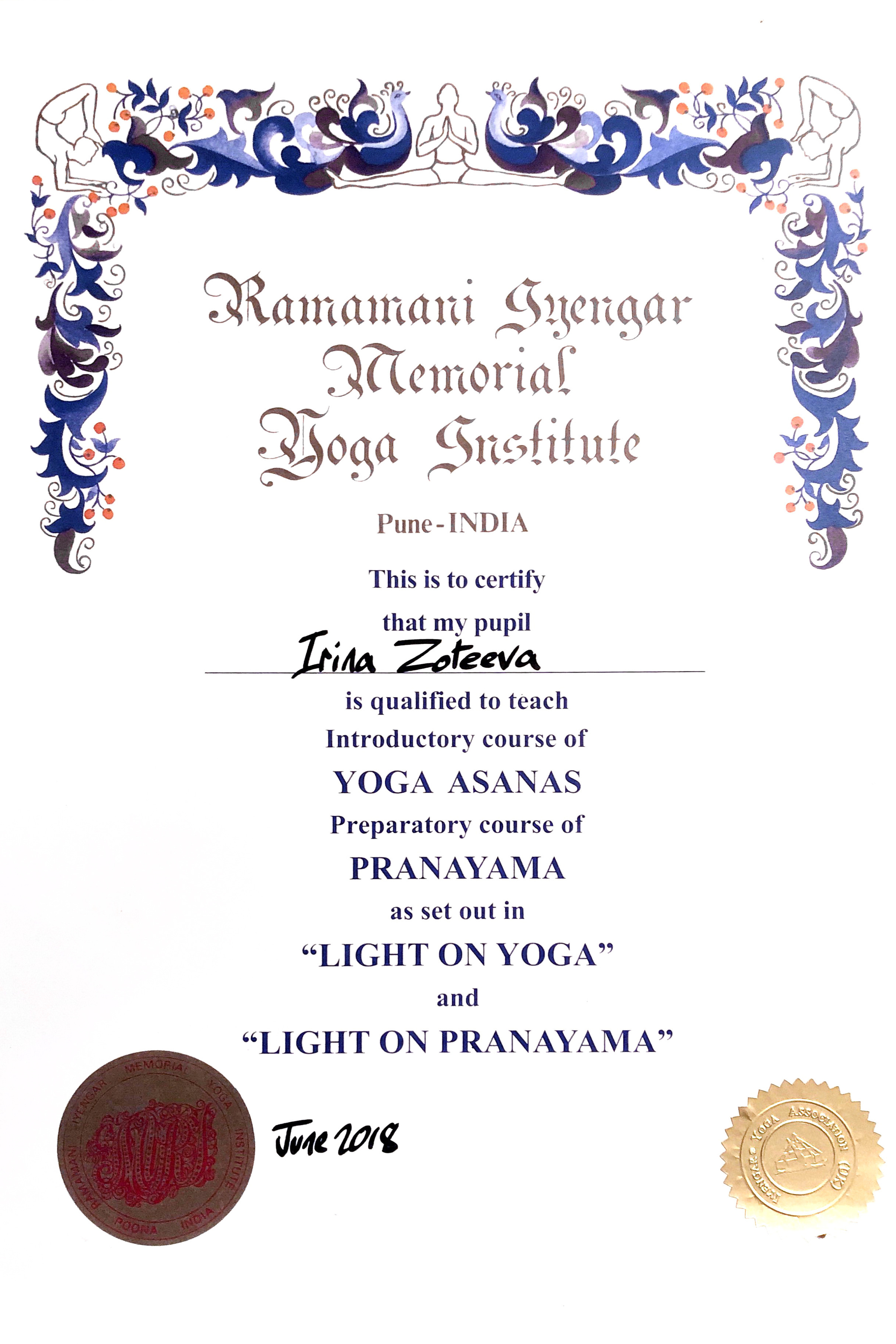 Irina Iyengar yoga contacts details Solihull. Iyengar Yoga in Solihull with Irina Zoteeva