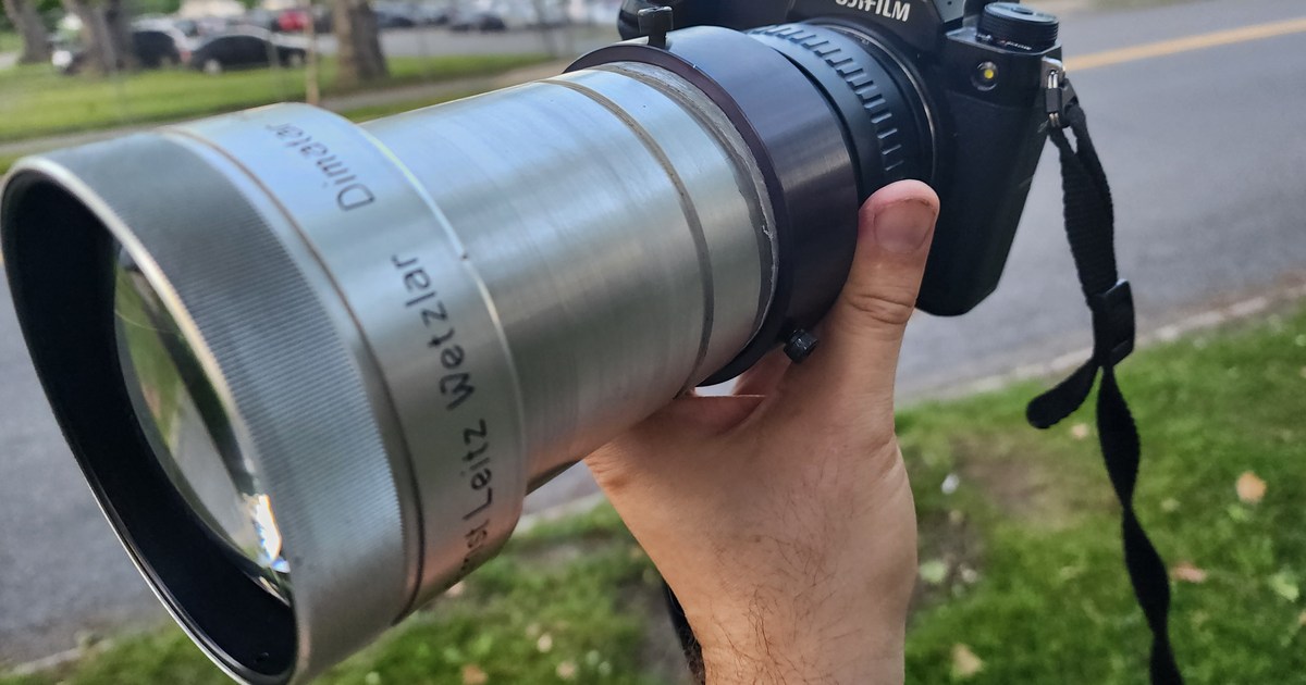 Lens test — Leitz Dimatar 200mm f2.3 + Fuji GFX 100s Projection lens ...