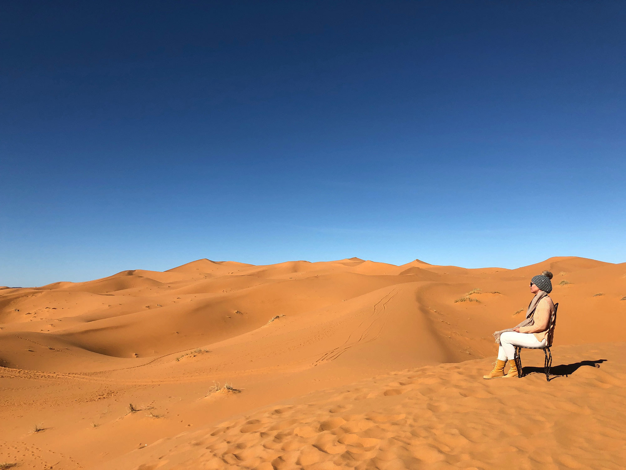 Woestijn Erg-Shebby in Marokko