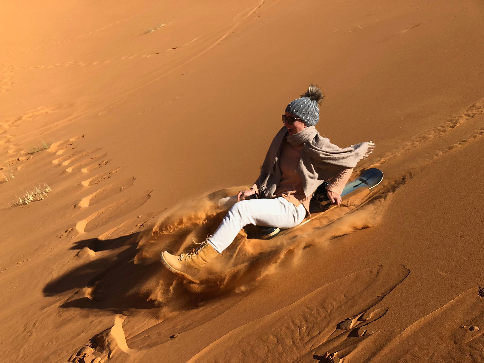 Woestijn Erg-Shebby in Marokko