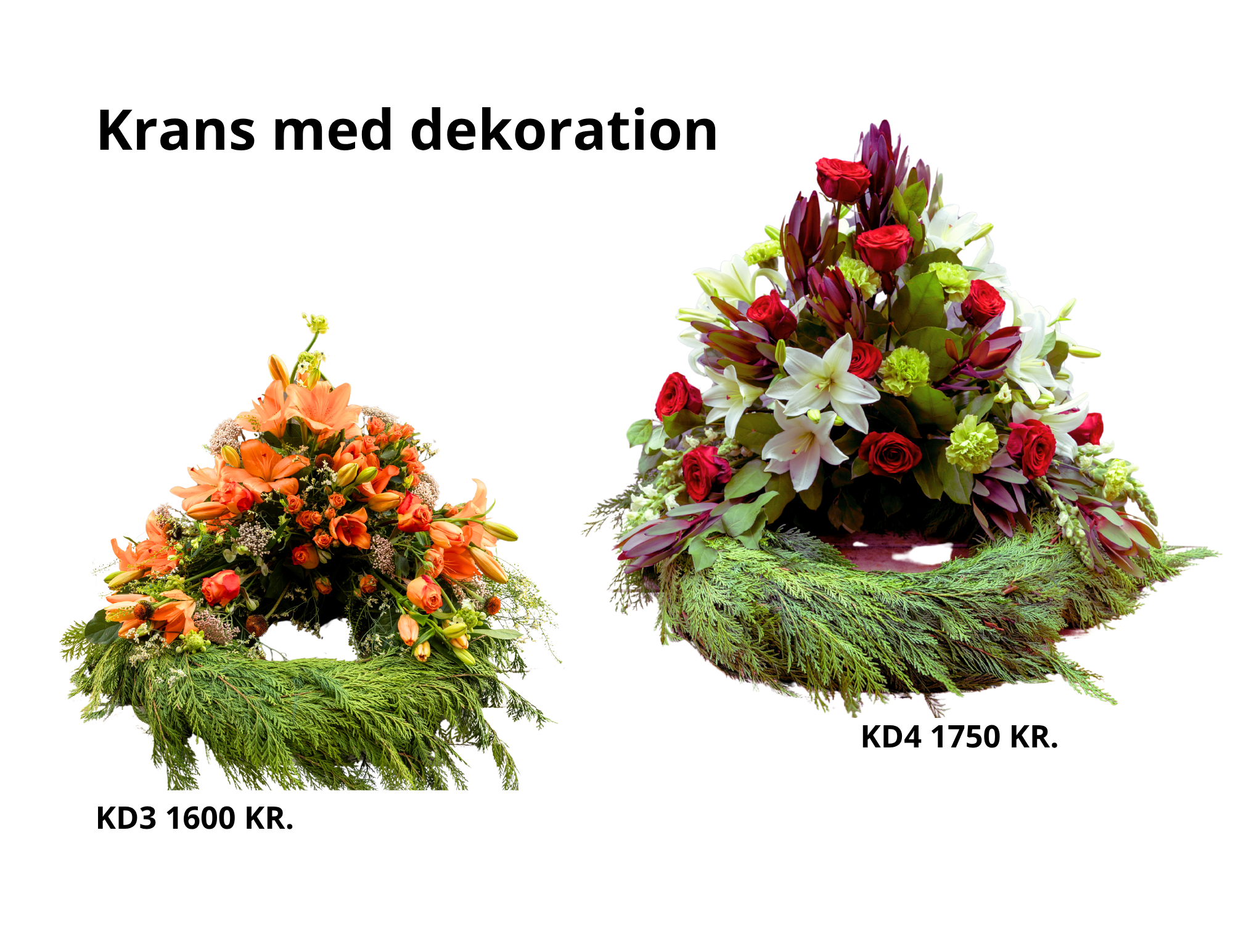 En krans til begravelse er en smuk og tidløs måde at vise kærlighed og minde på. Hos Akropolis Blomster i Aarhus skaber vi personlige sorgkranse med omhu og respekt, som afspejler både den afdødes liv og dine følelser. Vi hjælper med at vælge de rette blomster og former, så kransen bliver en værdig og mindeværdig afsked.