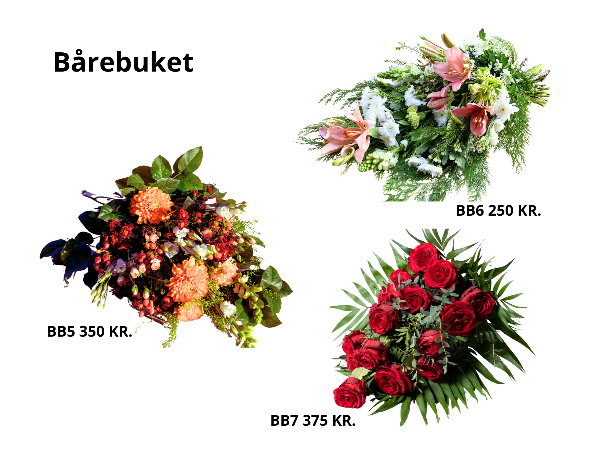 Bårebuketter med omtanke – din sidste hilsen i blomster Hos Akropolis Blomster skaber vi smukke og personlige bårebuketter til afsked ved begravelse og bisættelse. Hver buket bindes med omsorg og respekt og kan tilpasses efter dine ønsker – hvad enten du ønsker sarte pasteller, klassiske hvide toner eller farverige blomster.En bårebuket er en fin og værdig måde at sige farvel på. Vores priser starter fra 200 kr., og vi leverer gerne til kirker og kapeller i Aarhus og omegn med Wolt