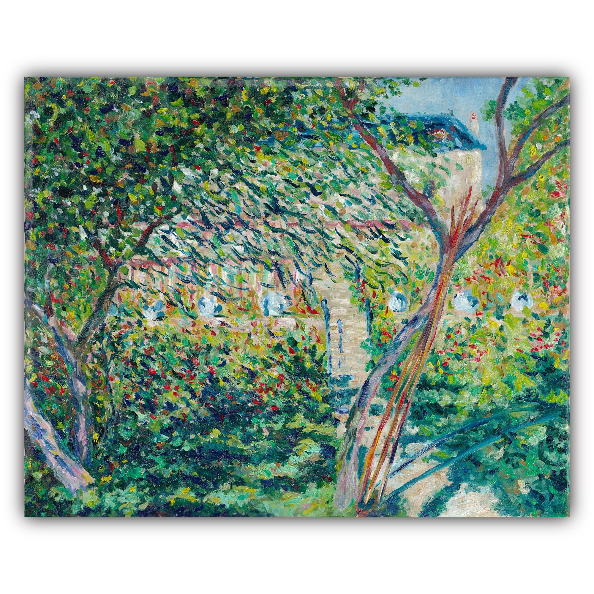 « Garden at Vétheuil » by Claude Monet. Evgeniia Bychina, artiste-peintre