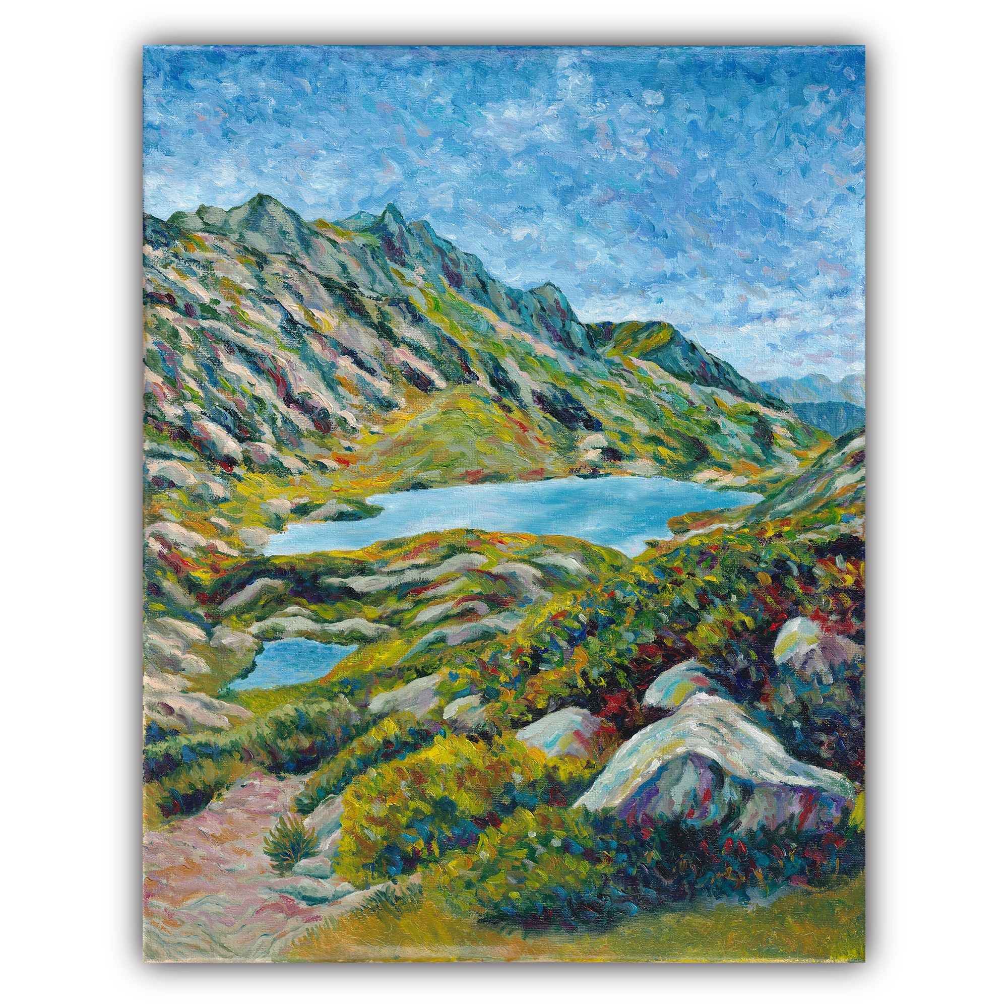 Lacs de la Tempête. Evgeniia Bychina, artiste-peintre