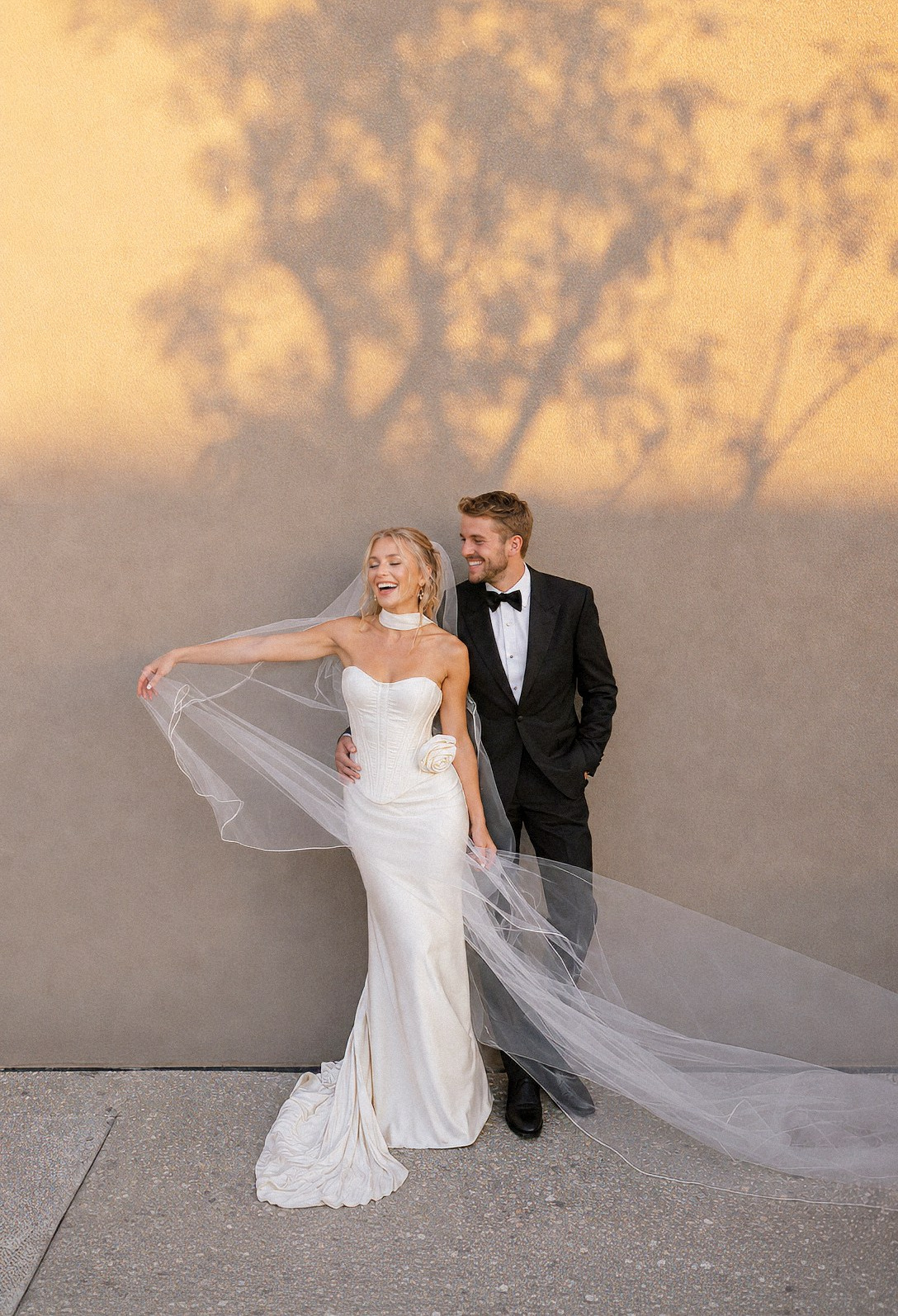 Editorial bride and groom portrait inspired by a luxury destination wedding at Susona Bodrum