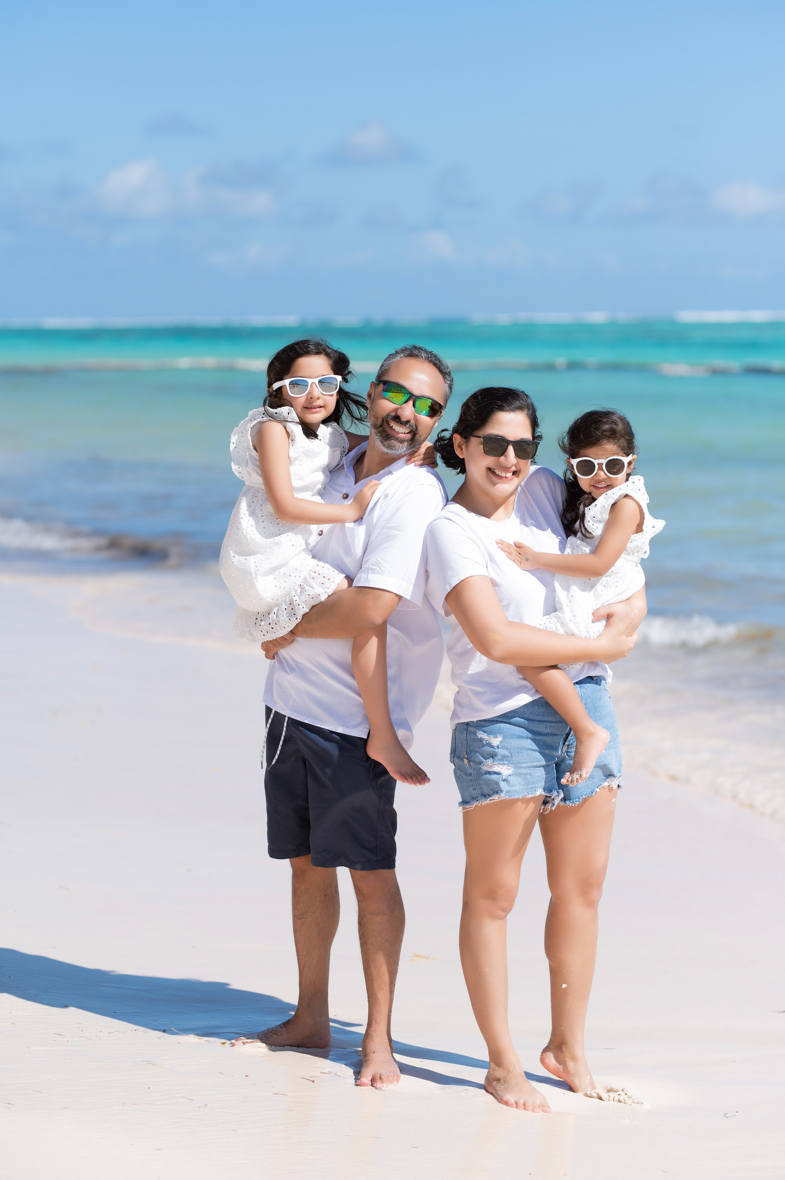 Family photo shoot at the Dreams Flora Hotel