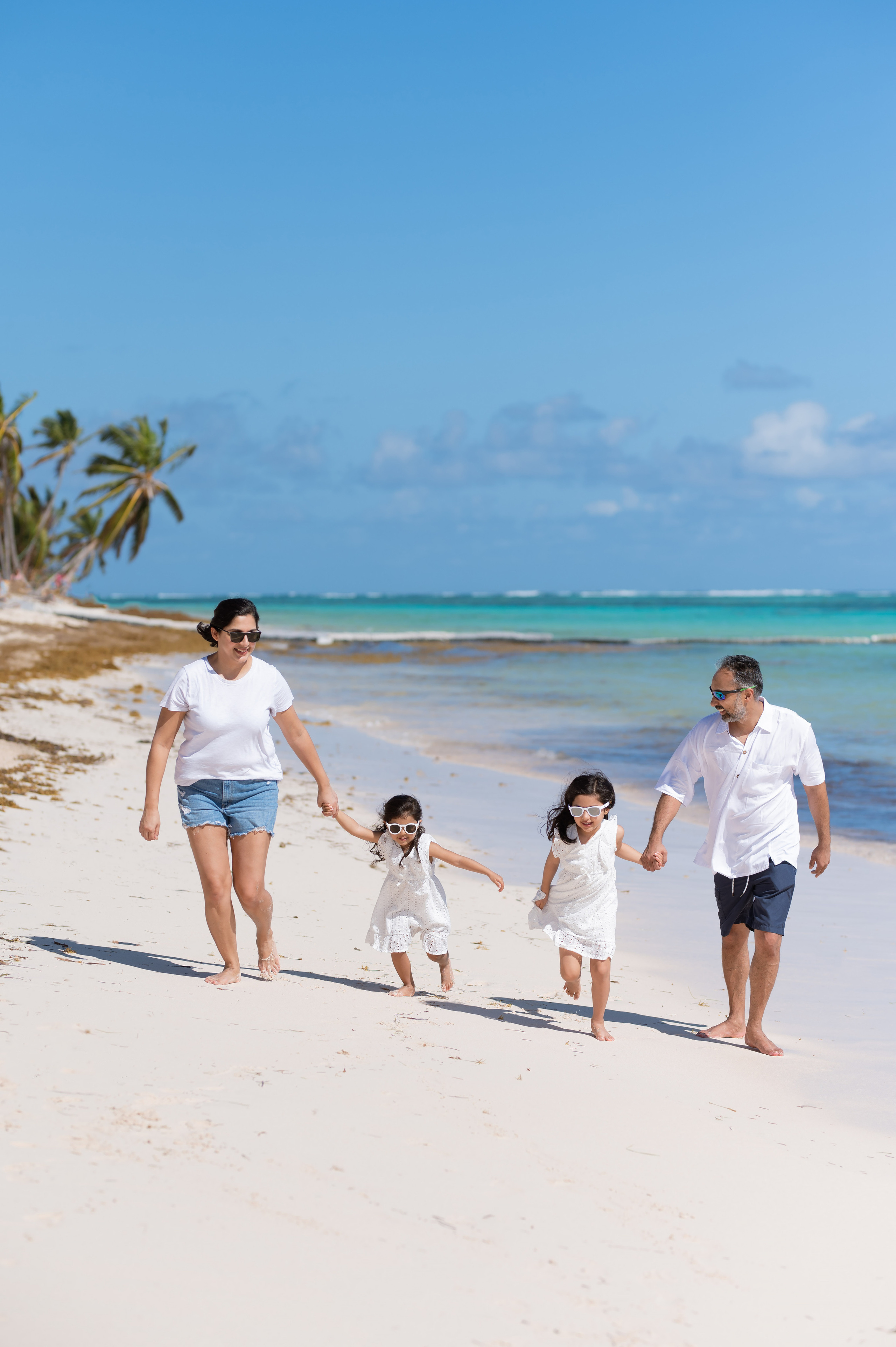 Family photo shoot at the Dreams Flora Hotel