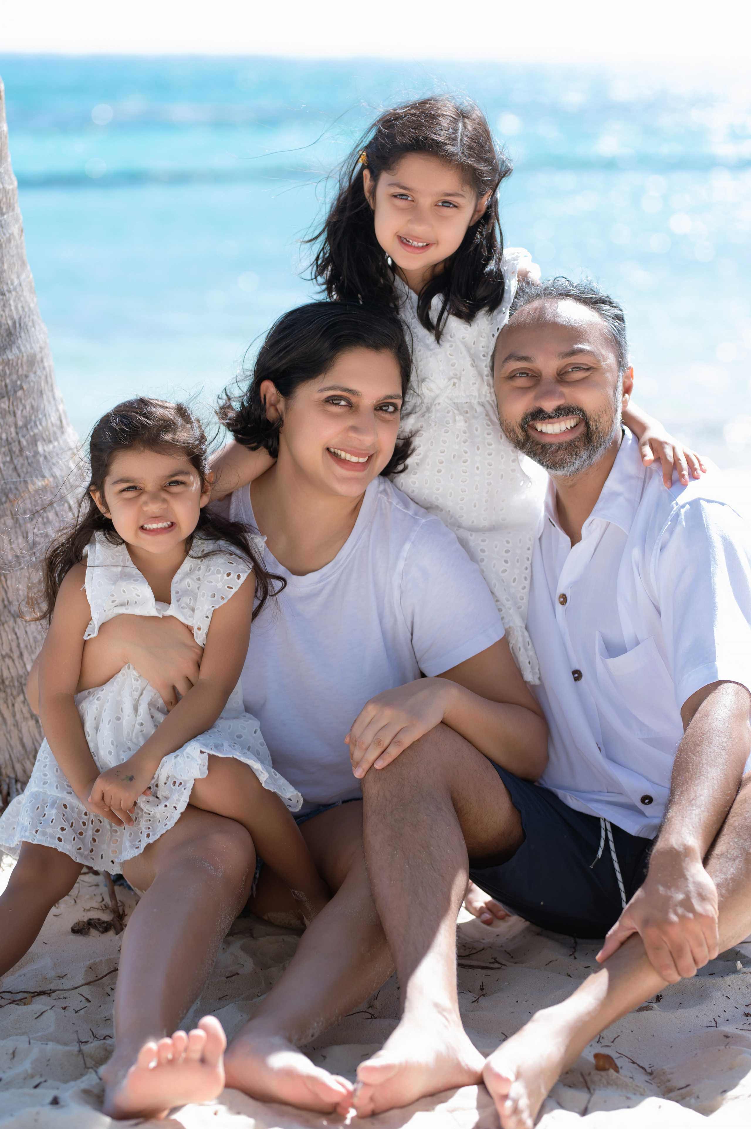 Family photo shoot at the Dreams Flora Hotel