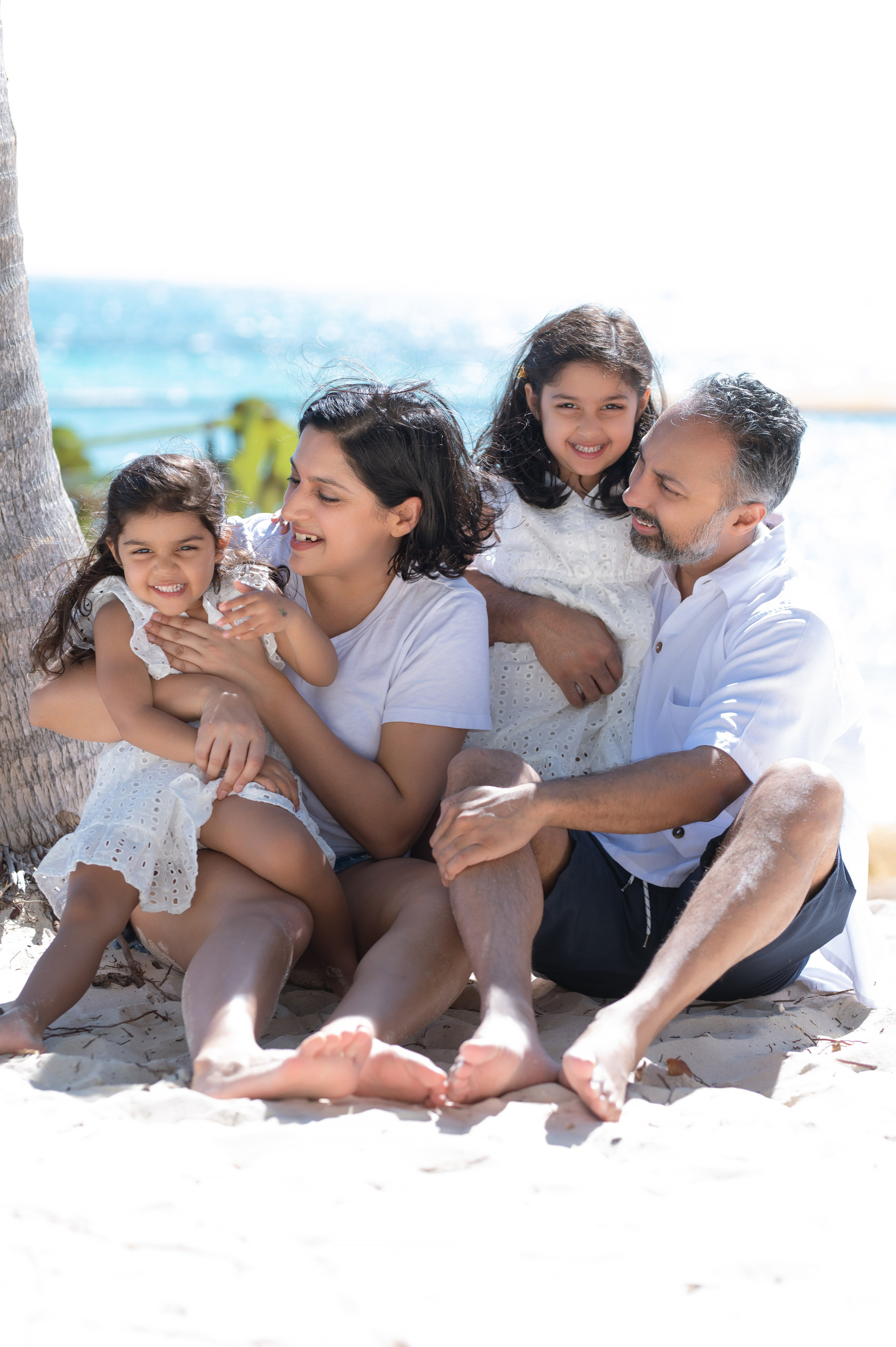 Family photo shoot at the Dreams Flora Hotel