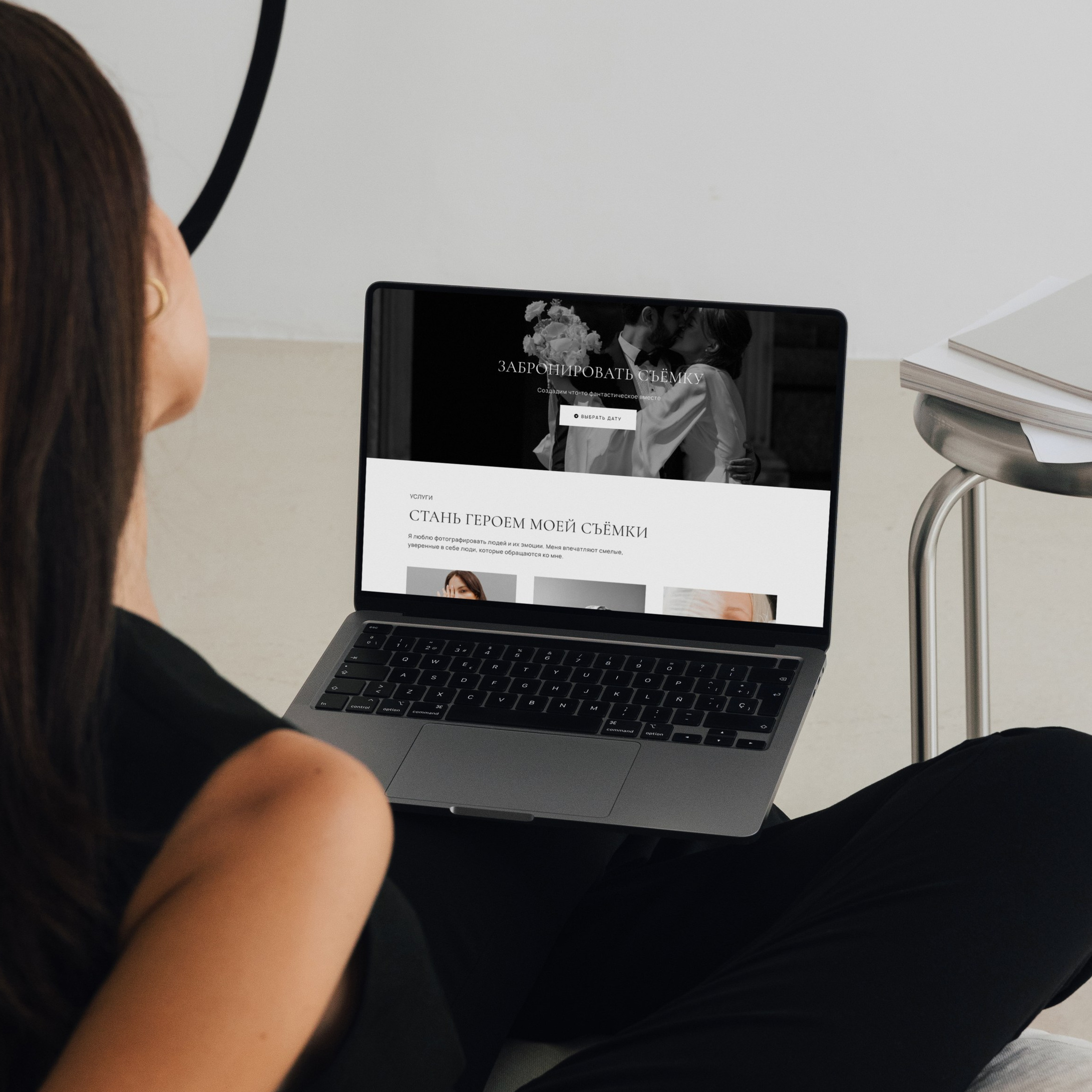 Сделать сайт фотографа на заказ от Wfolio по доступной цене