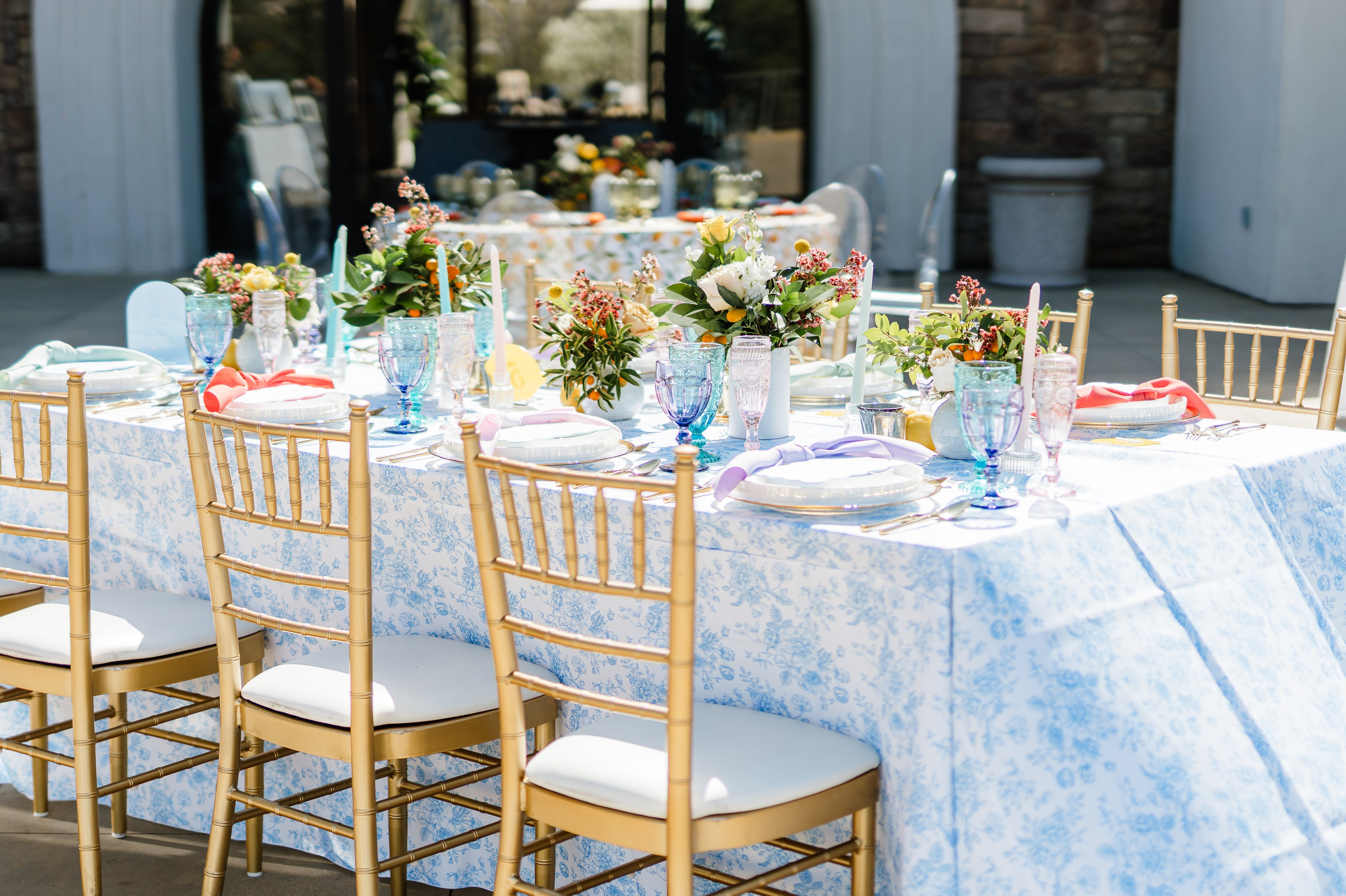 Wedding Anaheim Hills Golf Club Reception Decoration light and airy photo