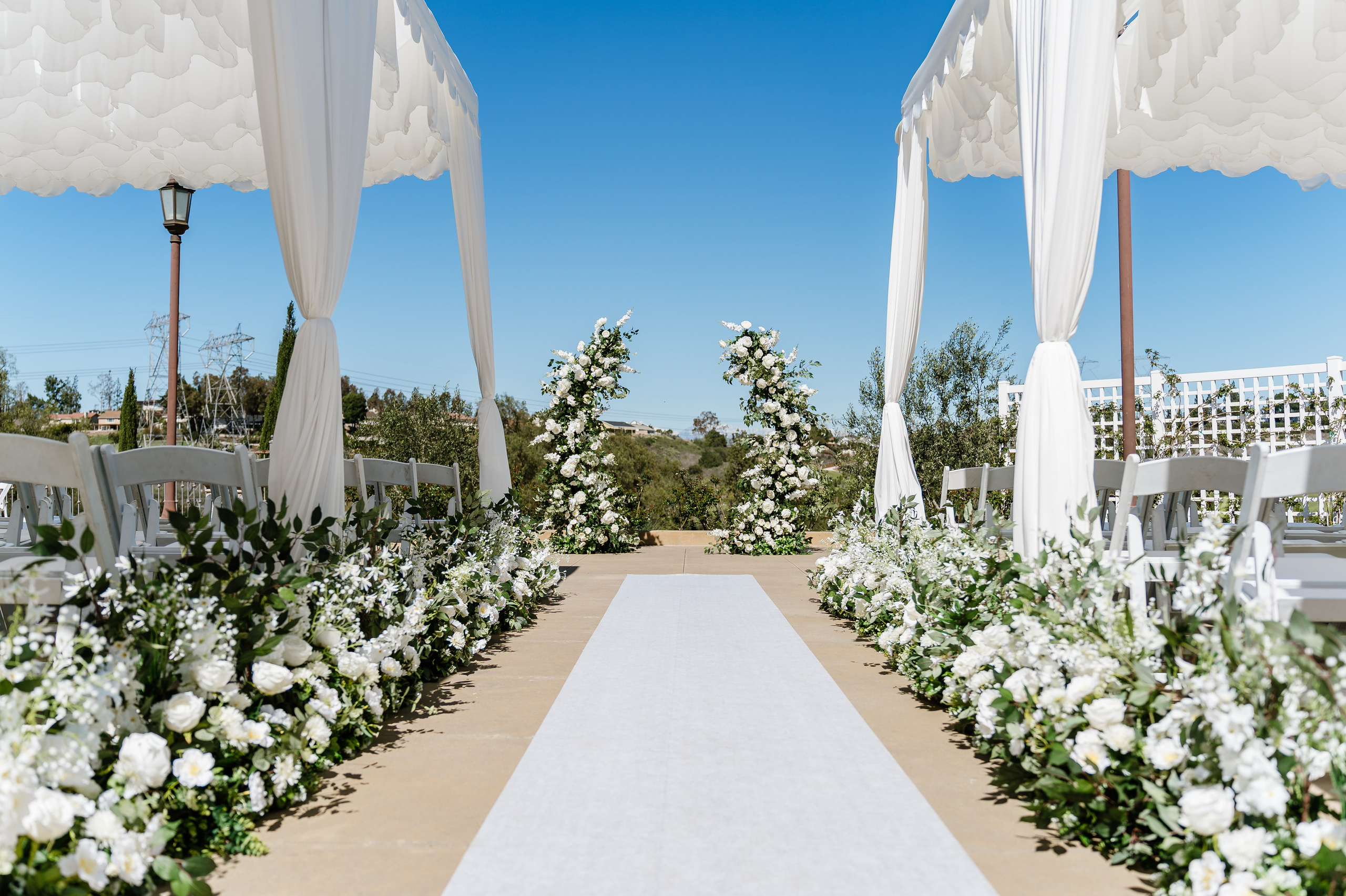 Wedding Anaheim Hills Golf Club Ceremony Space light and airy photo