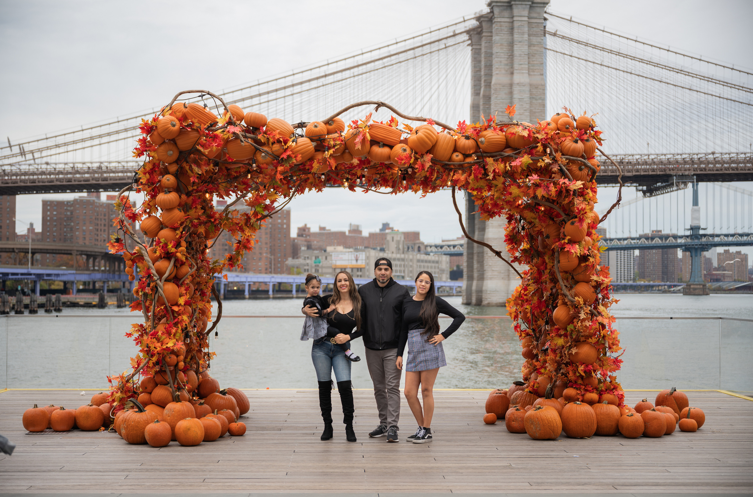 fall family photo session in New York