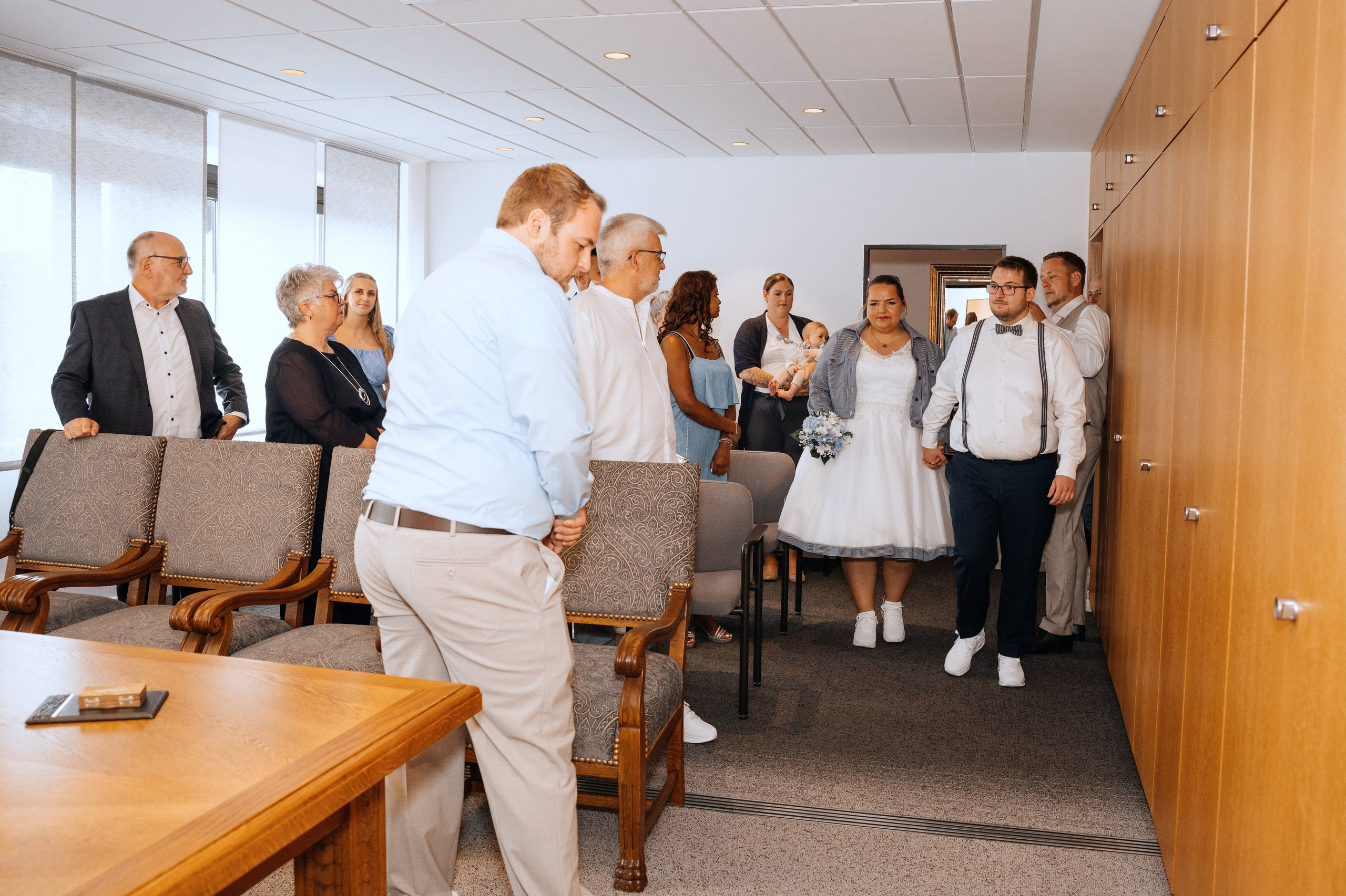 Standesamtliche Trauung. Hochzeitsfotograf für Moers, Niederrhein, Düsseldorf, NRW und Deutschland