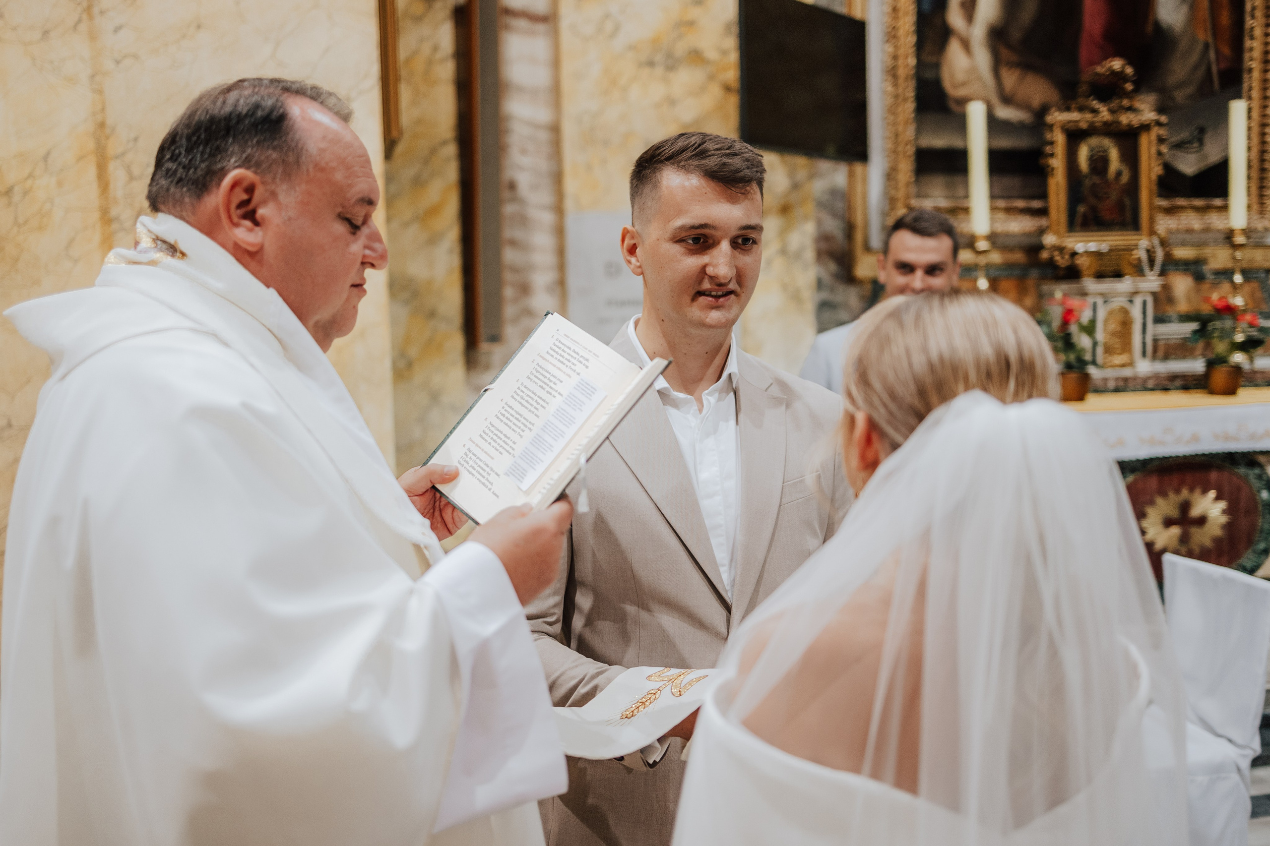 Klaudia i Michał i ich piękny rzymski ślub ❤️. Fotograf Siedlce