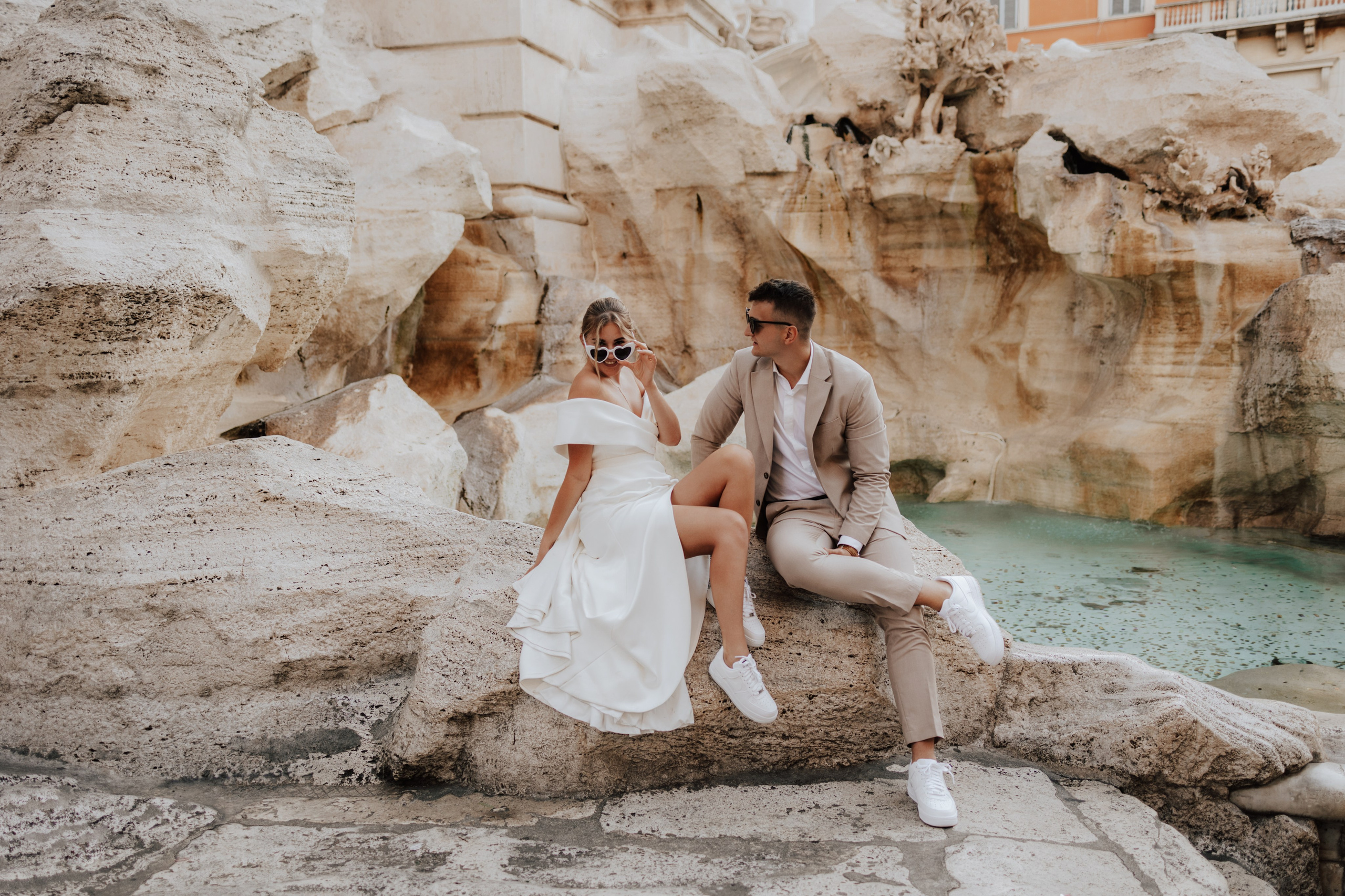 Rzym – pełen historii, ciepła i włoskiego temperamentu – stał się tłem dla wyjątkowej historii Klaudii i Michała 🤎. Fotograf Siedlce