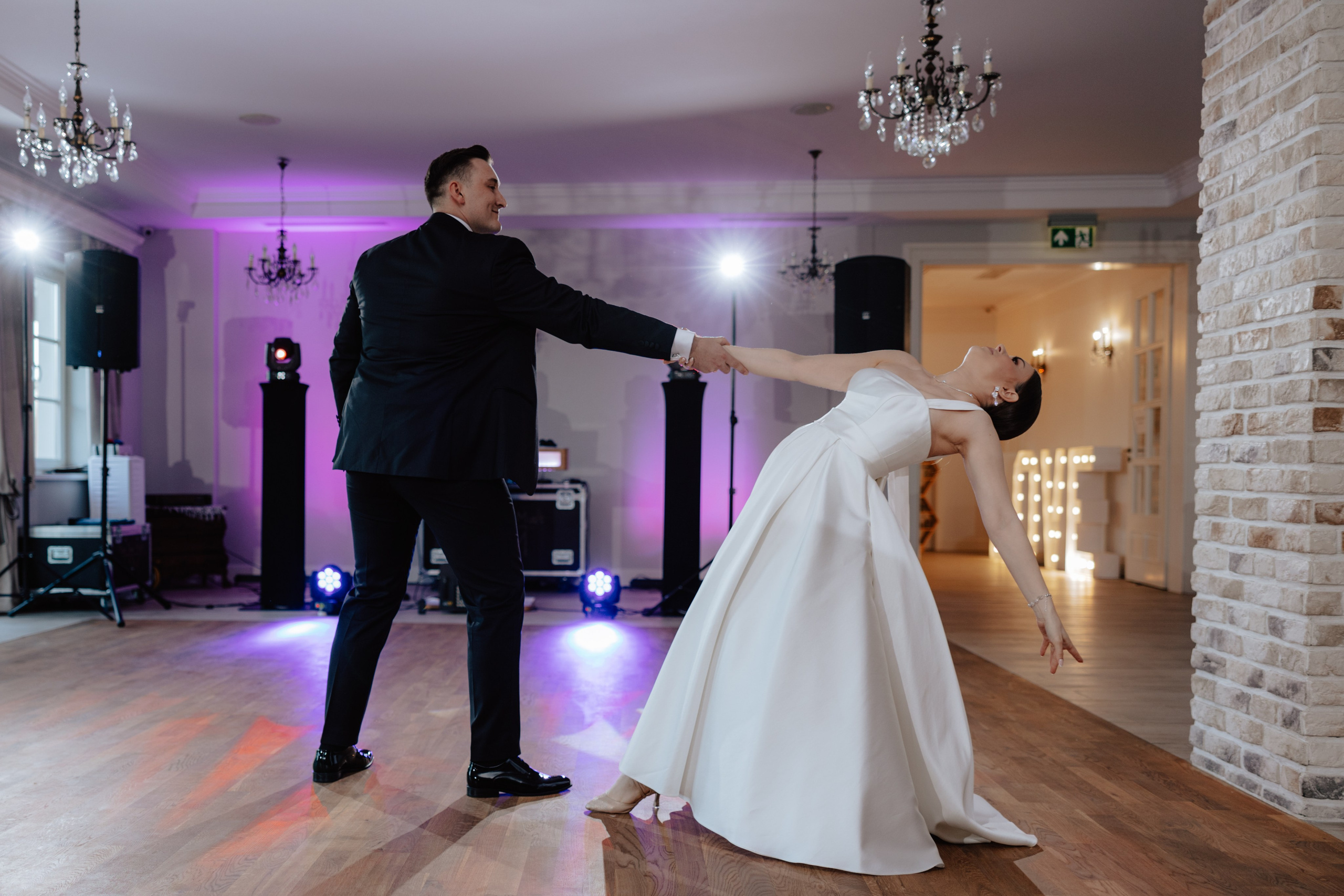 Elegancki ślub Pauliny i Daniela w Miód Lawenda 💜. Fotograf Siedlce