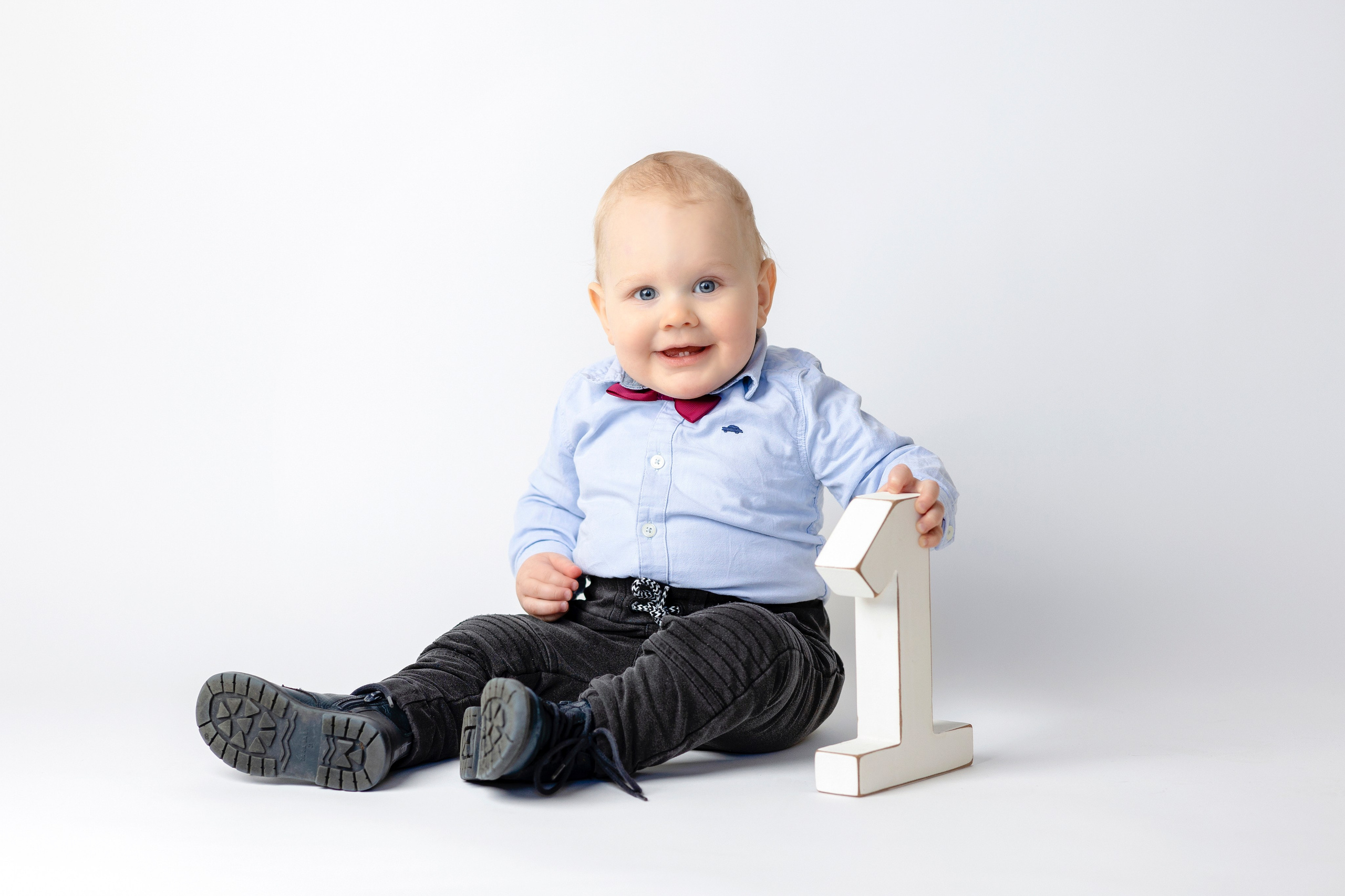 Posed newborn photography