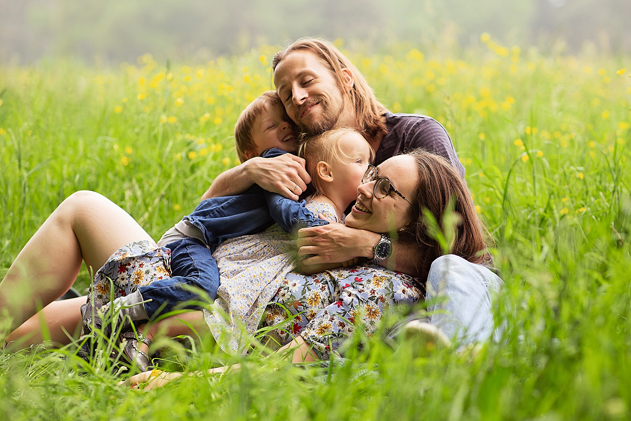 Gezinsfotoshoot in Zwolle. Fotograaf Irina Hoek