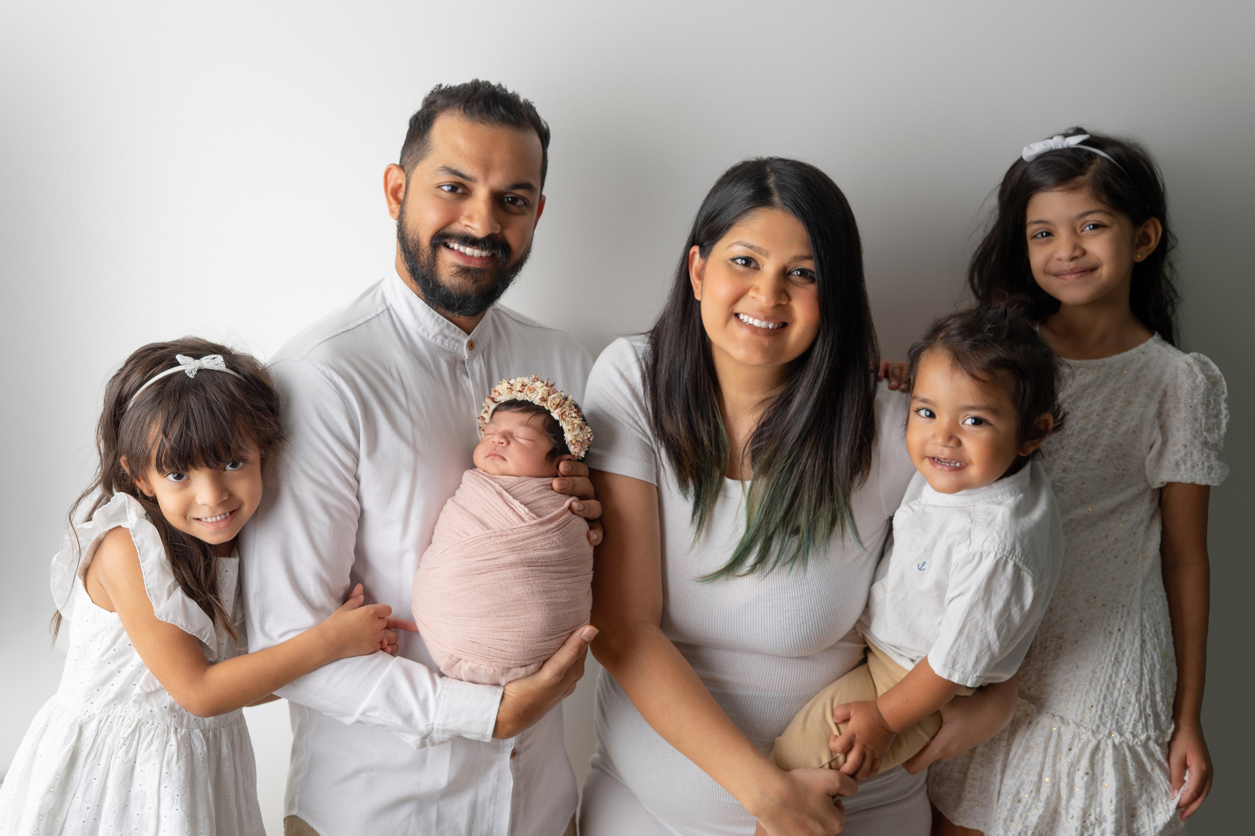 Olive’s Newborn session. Newborn Photographer and life casting in Dubai Dariya Saeed