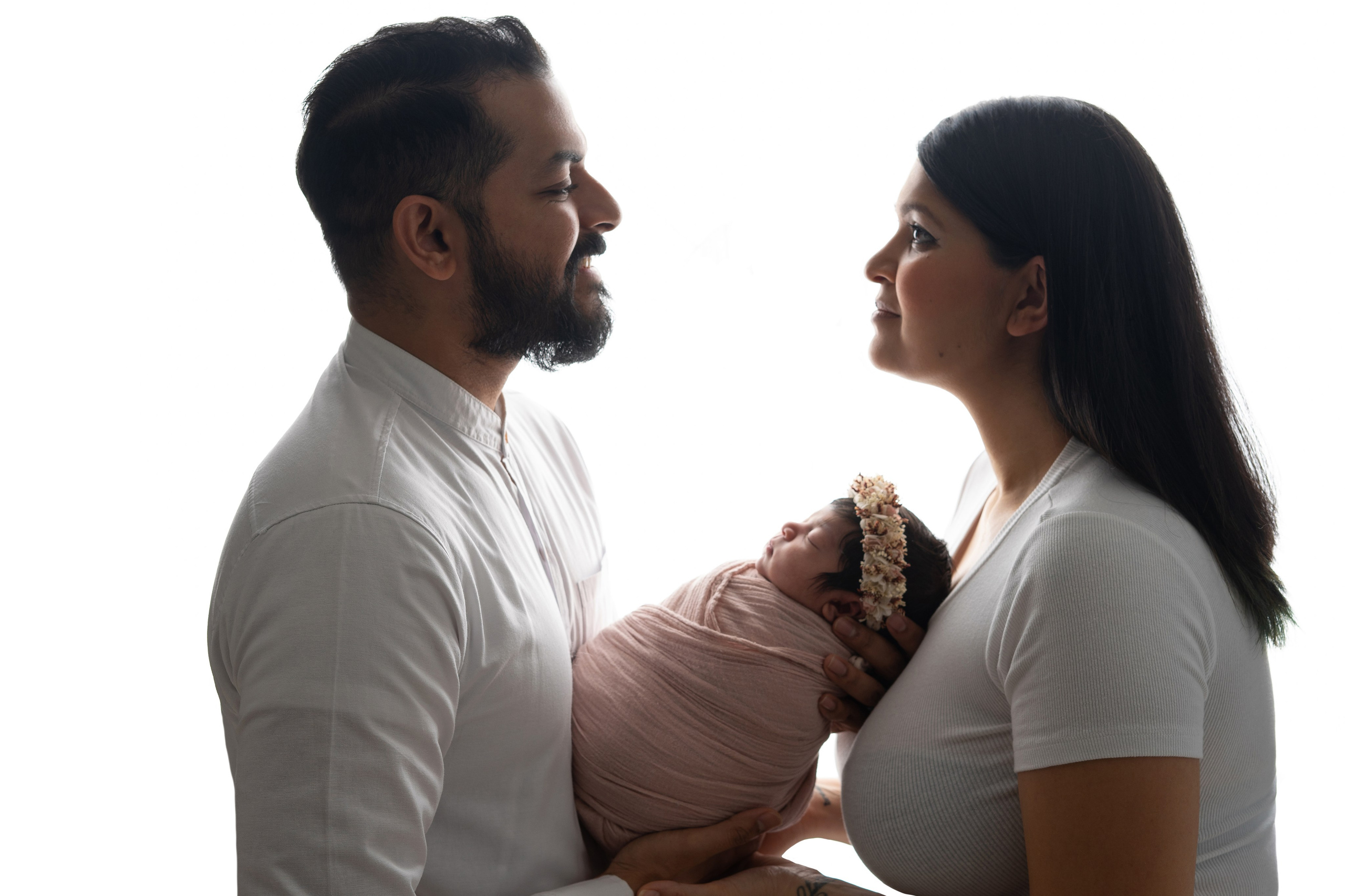 Olive’s Newborn session. Newborn Photographer and life casting in Dubai Dariya Saeed