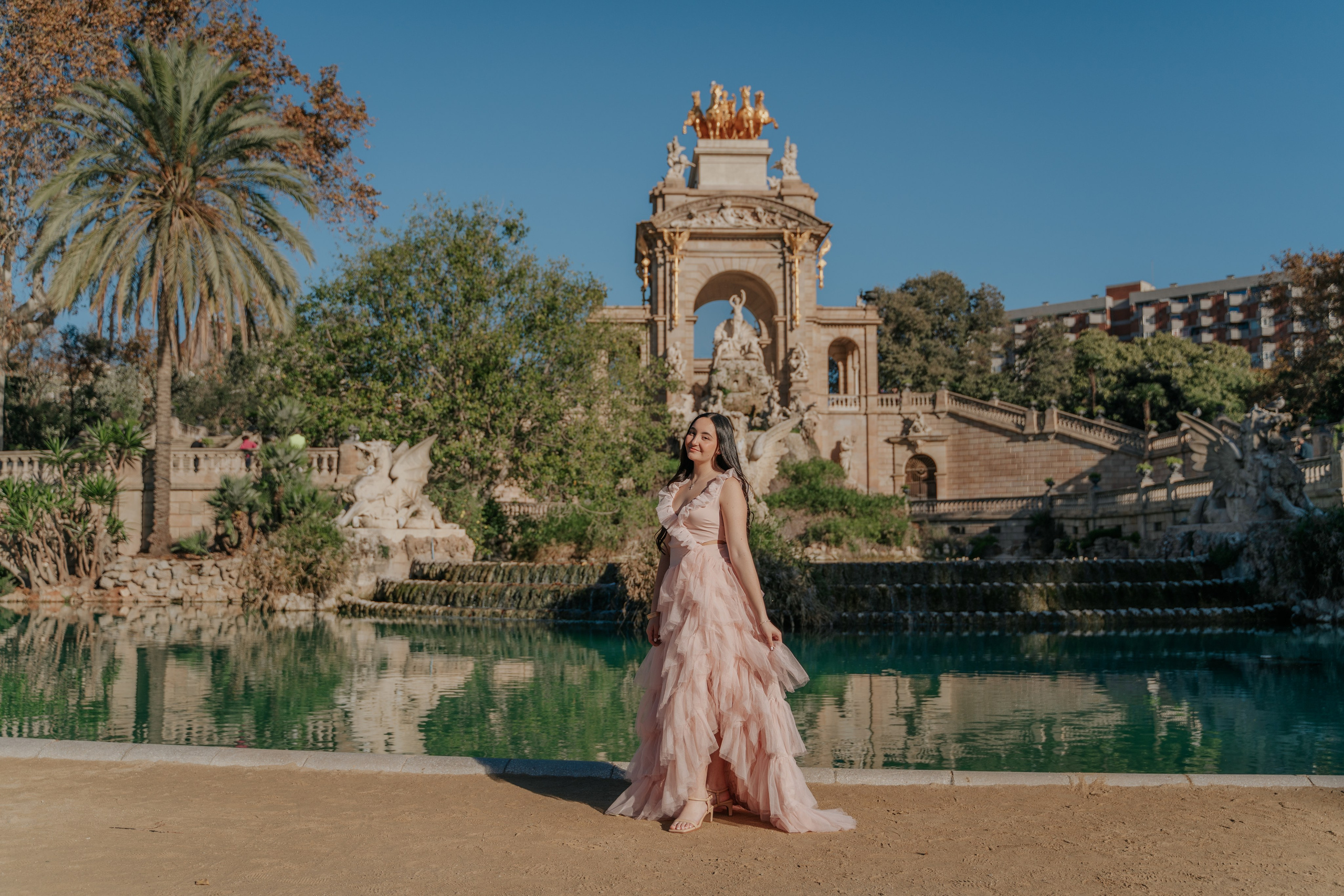 A Quinceañera (15th birthday) photoshoot in Barcelona. DiaFoto — Wow Photographer in Barcelona | Premium Barcelona Photoshoot Experience