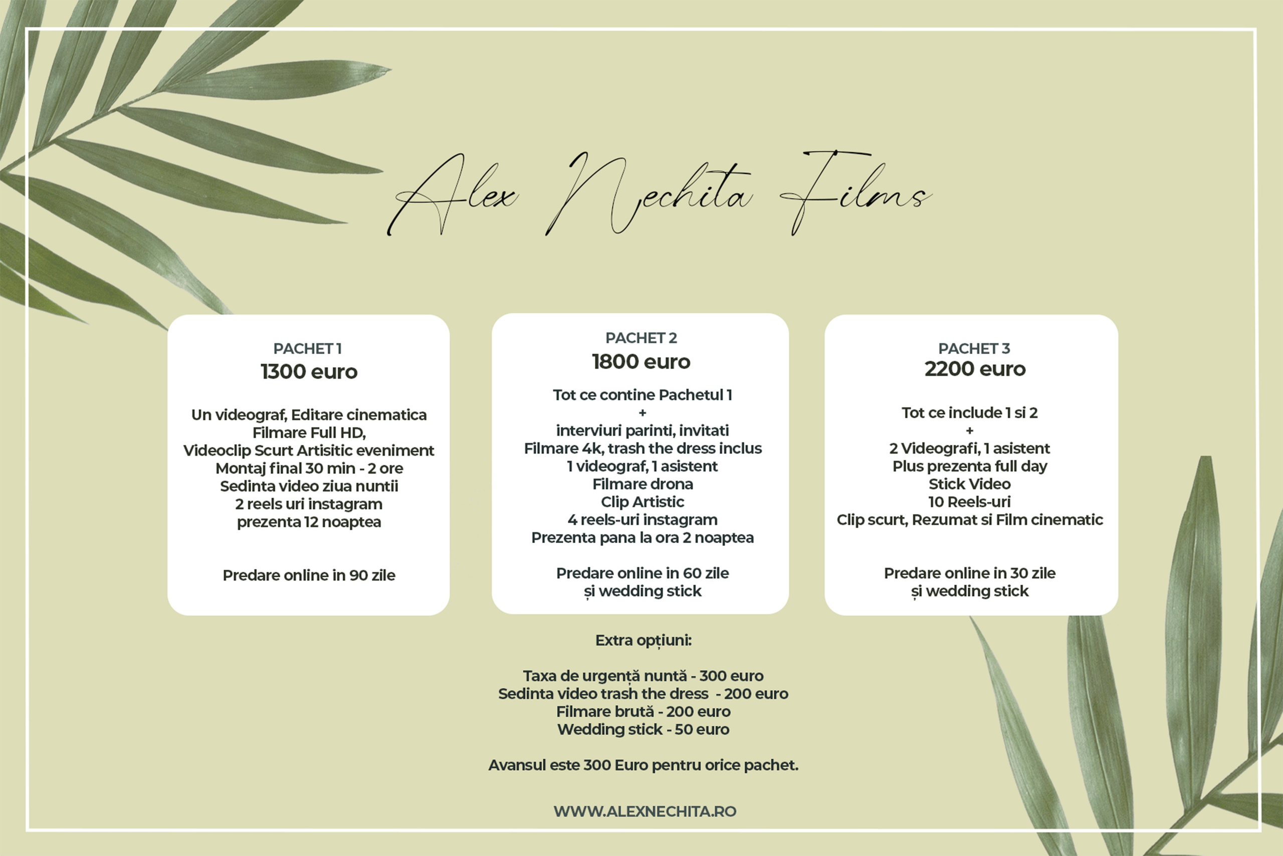 Oferta Video. Foto-Video Nunta Iasi, Suceava, Bucuresti / Disponibilitate 2025 — 2026 — 2027