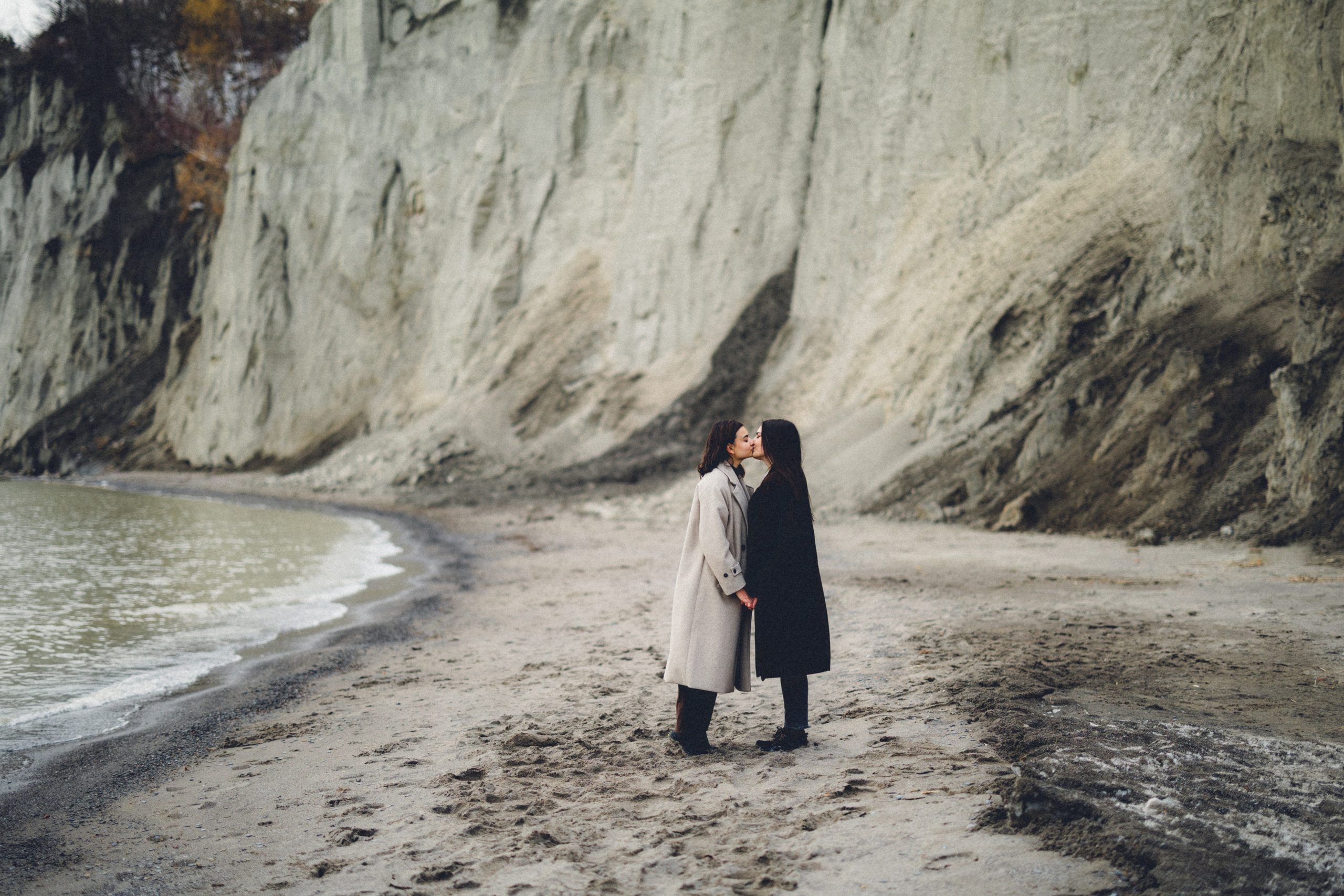 February Session at the Beach — Film Inspired. Anna Leb Photo