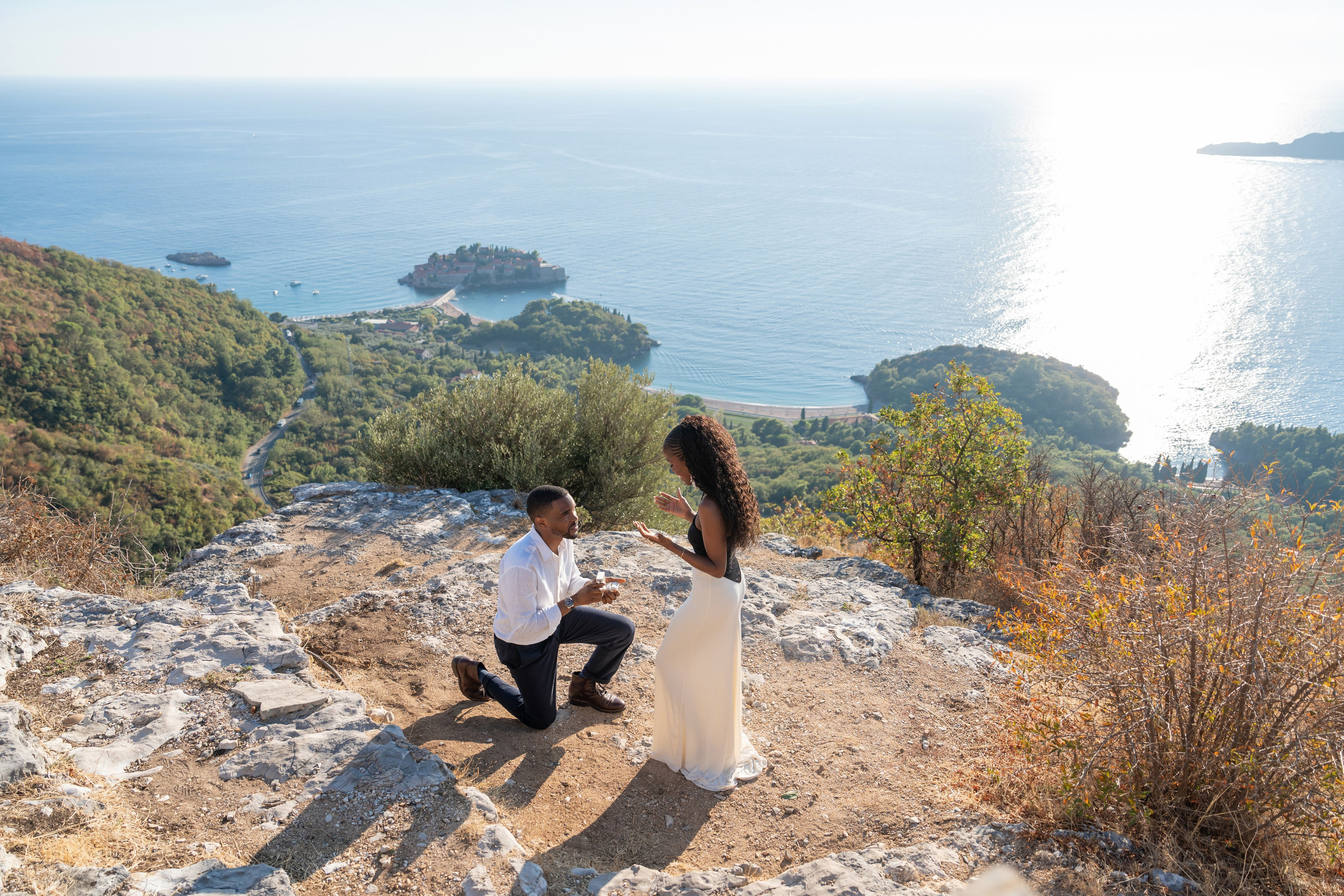 Best Time to Propose in Montenegro: Month and Time of Day. Karadağ düğün fotoğrafçısı ve videografı | Maria & Vasilii