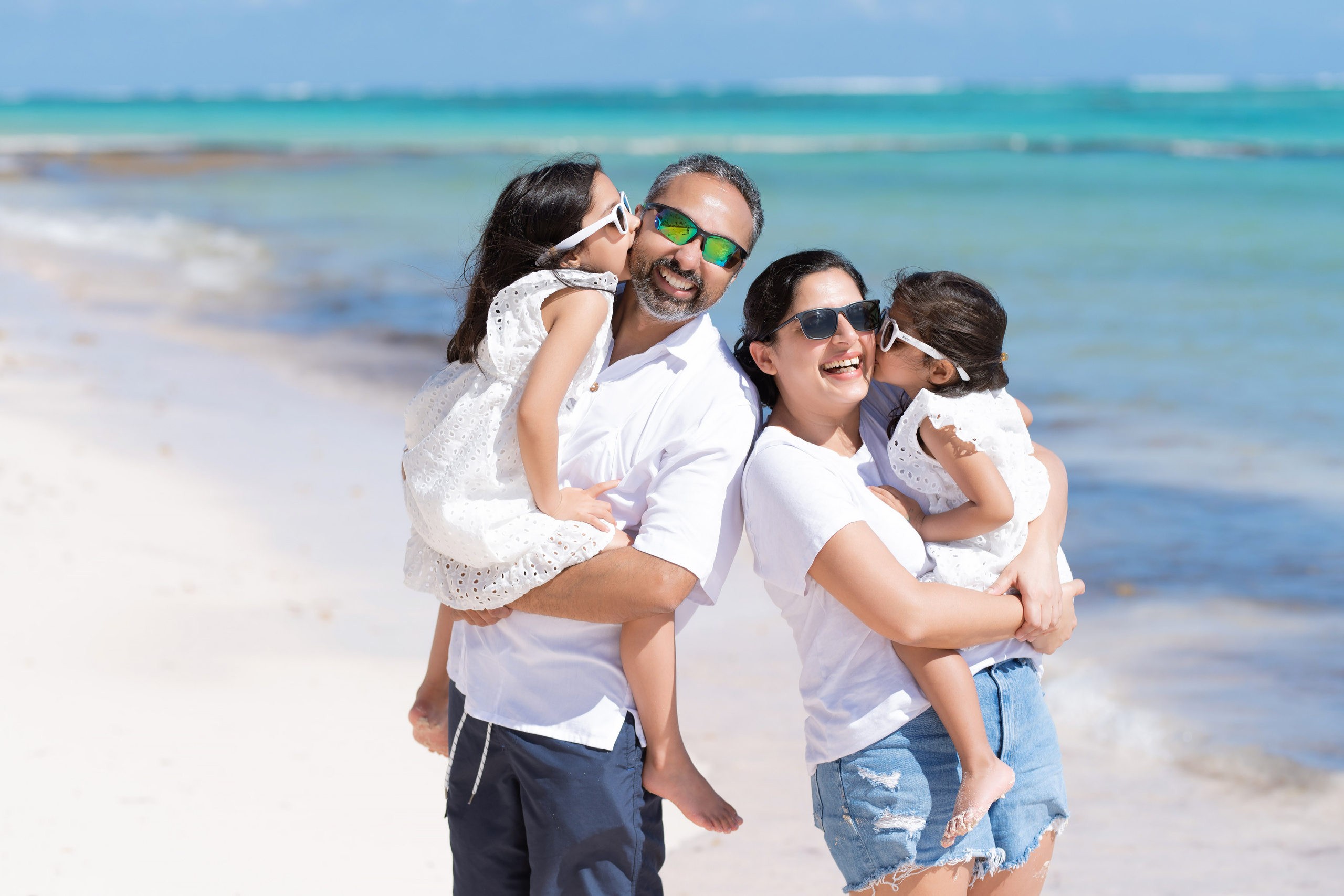 Family photo shoot at the Dreams Flora Hotel