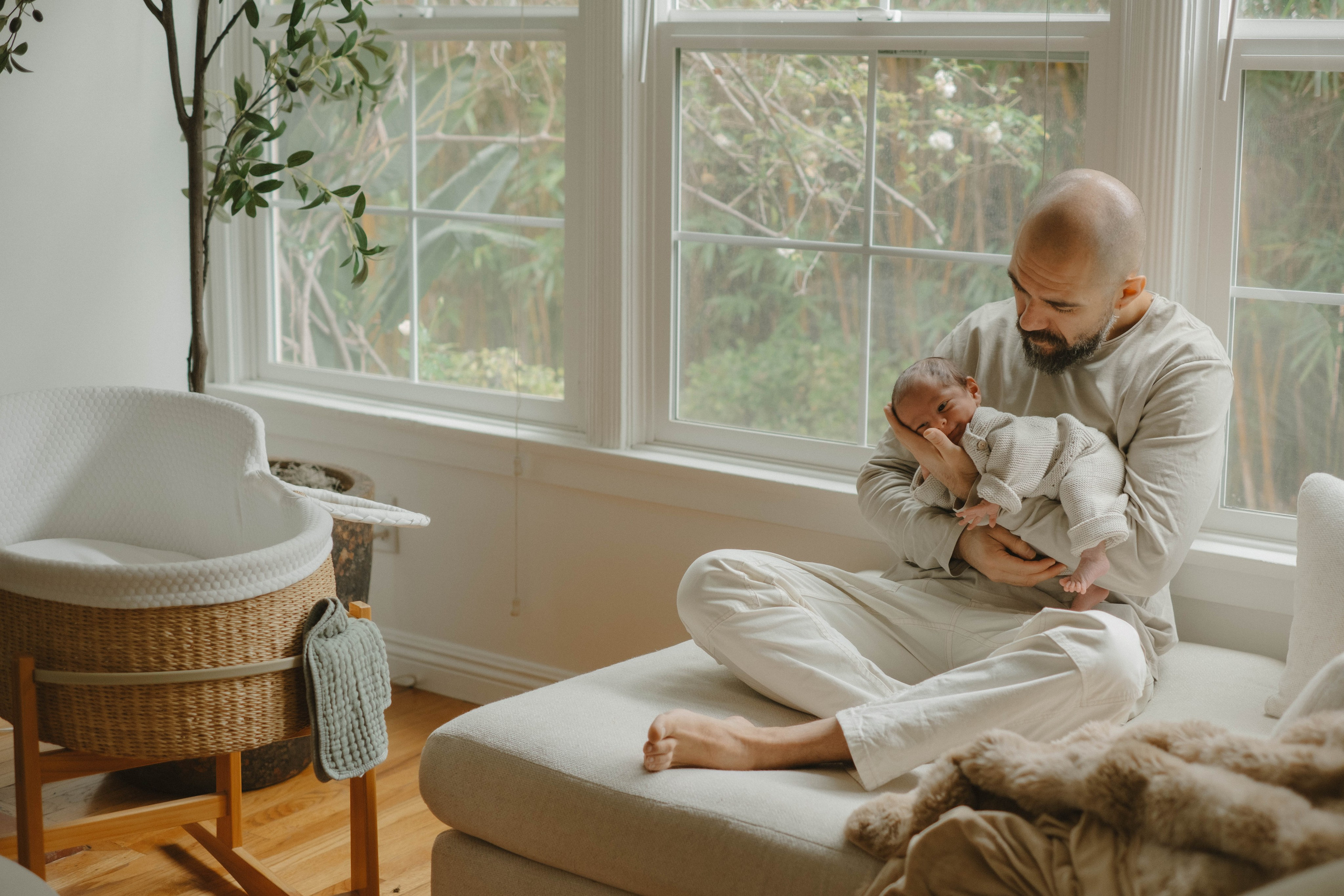 Newborn Session at Home. Xenia California & LA Photographer