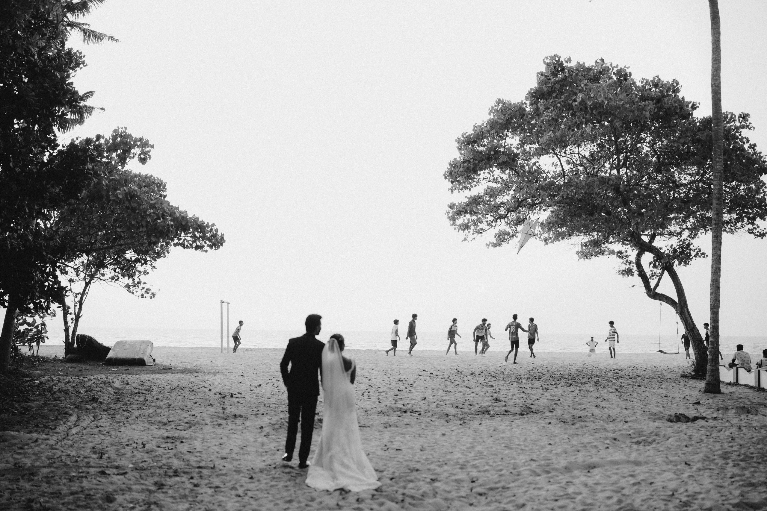 Intimate beach wedding