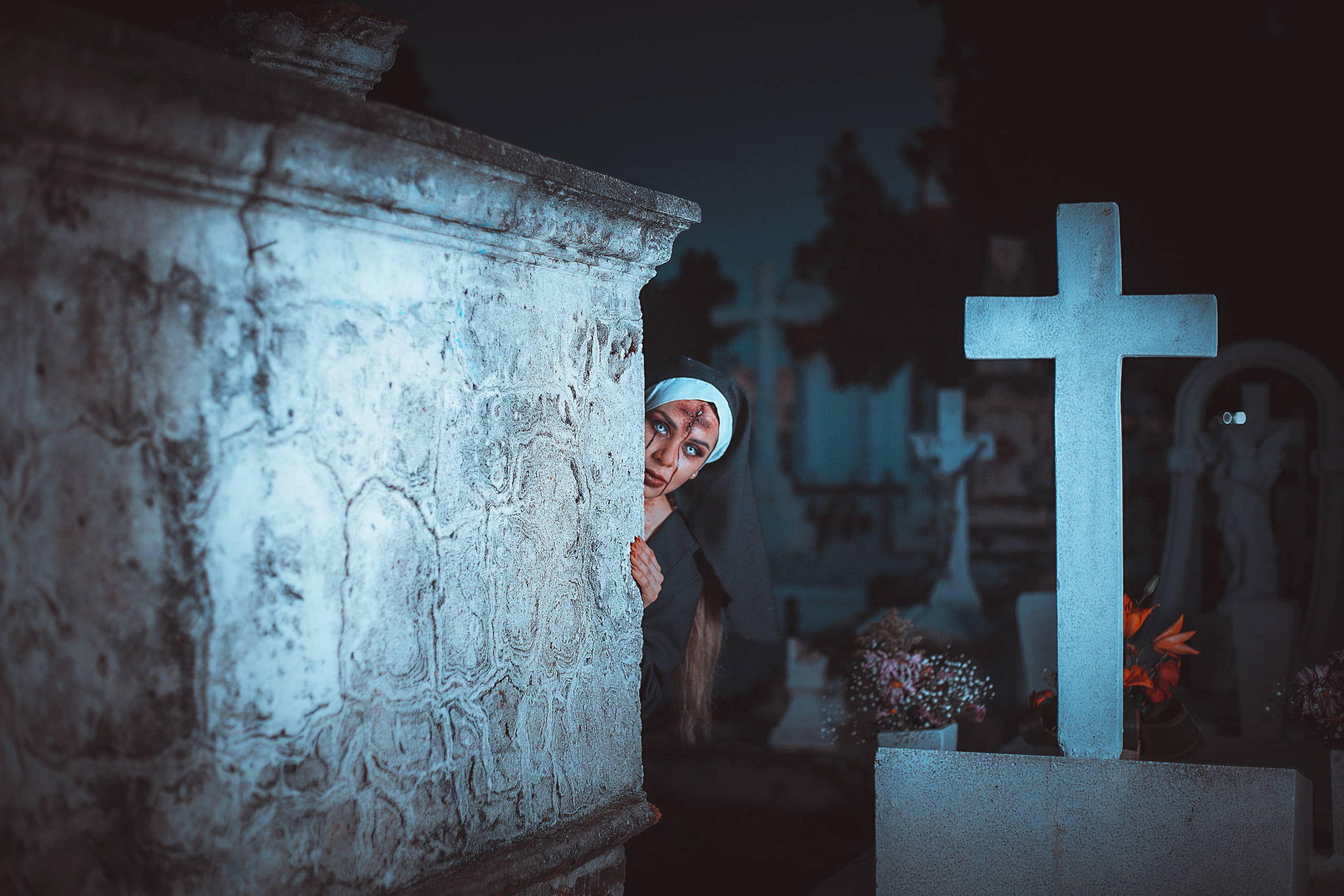 Sesiones de fotos para Dia de los Muertos y Halloween. Victoria Castellanos. Fotógrafo profesional en Mazatlán