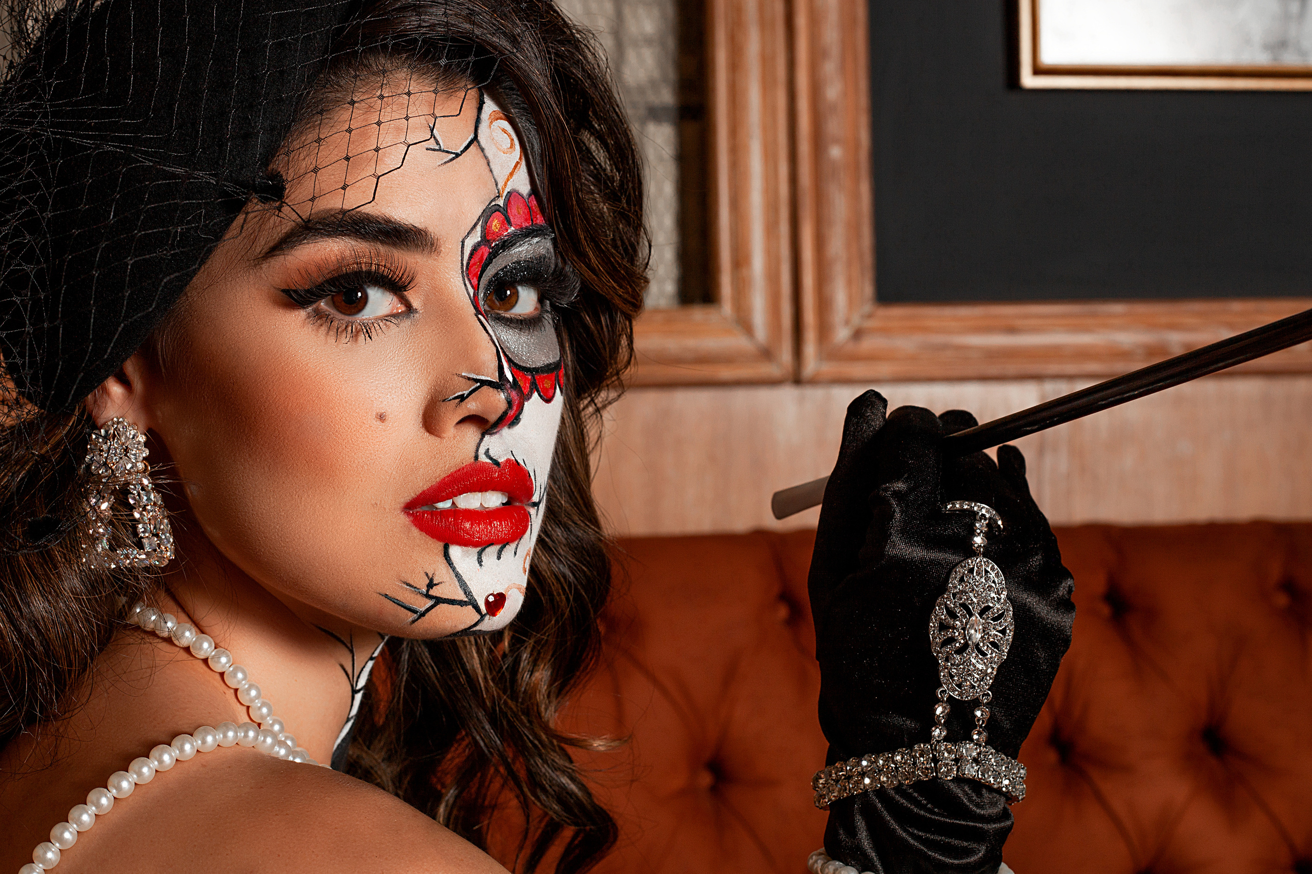 Sesiones de fotos para Dia de los Muertos y Halloween. Victoria Castellanos. Fotógrafo profesional en Mazatlán