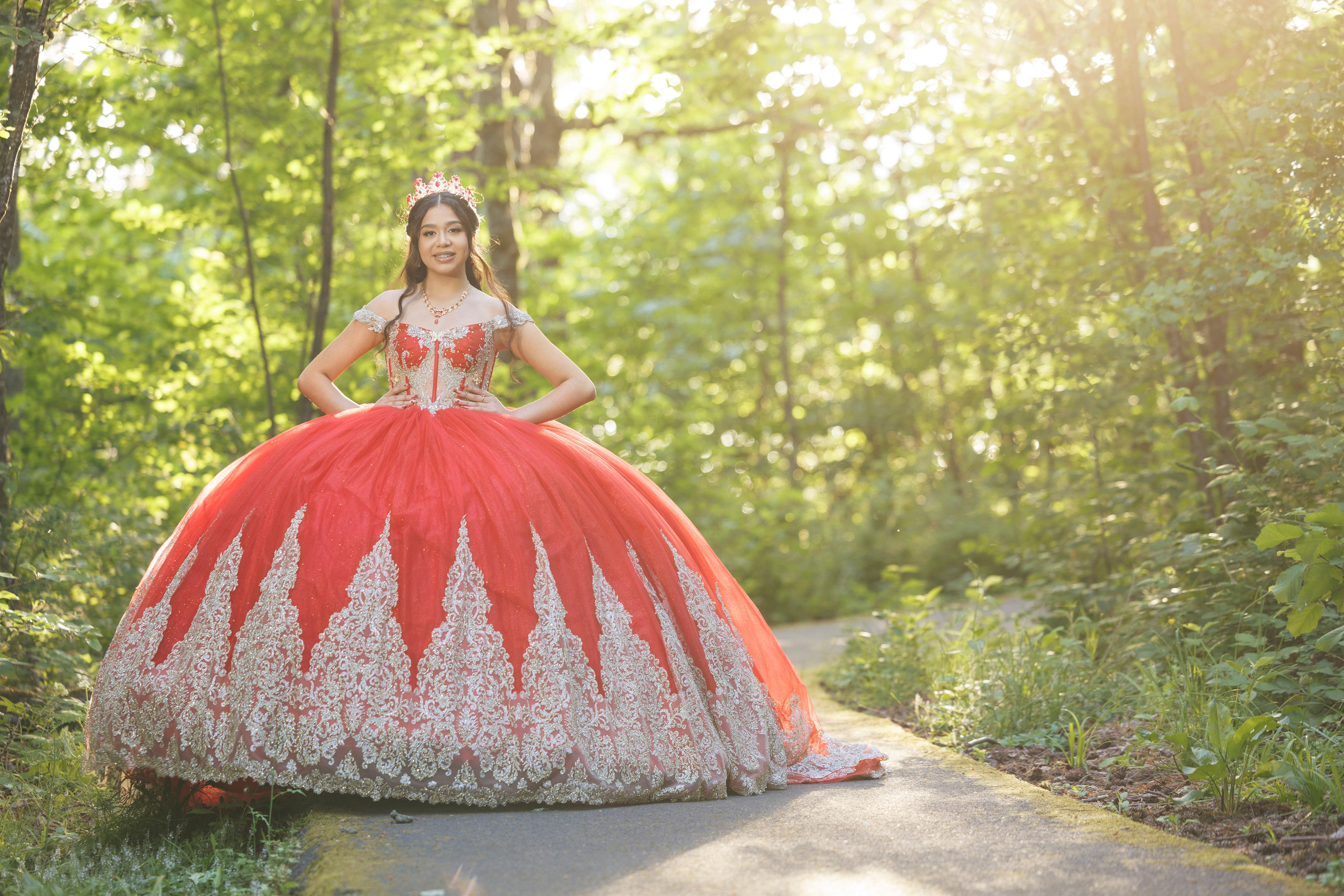 Outdoor quince photography session in Oregon