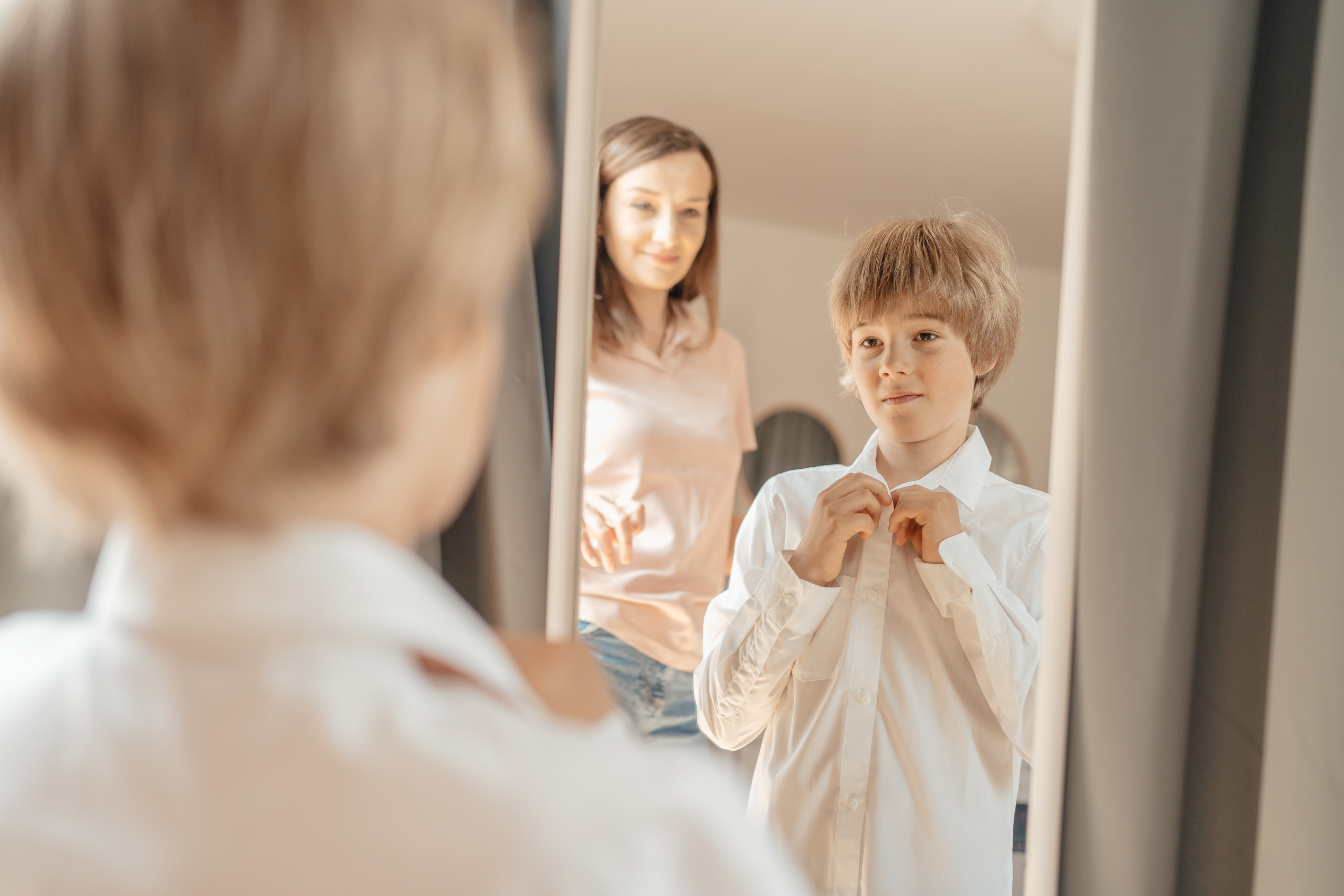 Reportaż z okazji przystąpienia do pierwszej komunii w Łodzi. 