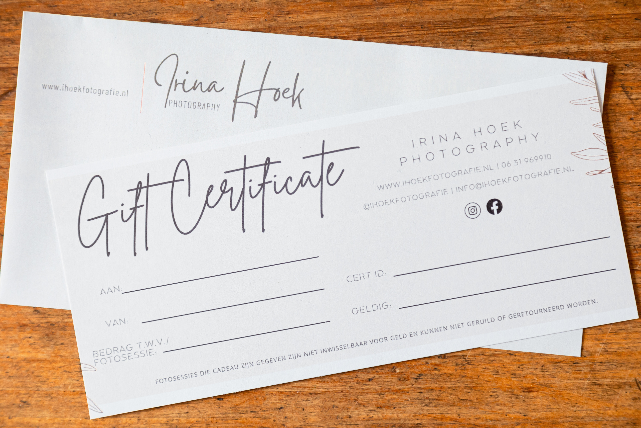 cadeaubon fotograaf zwolle
