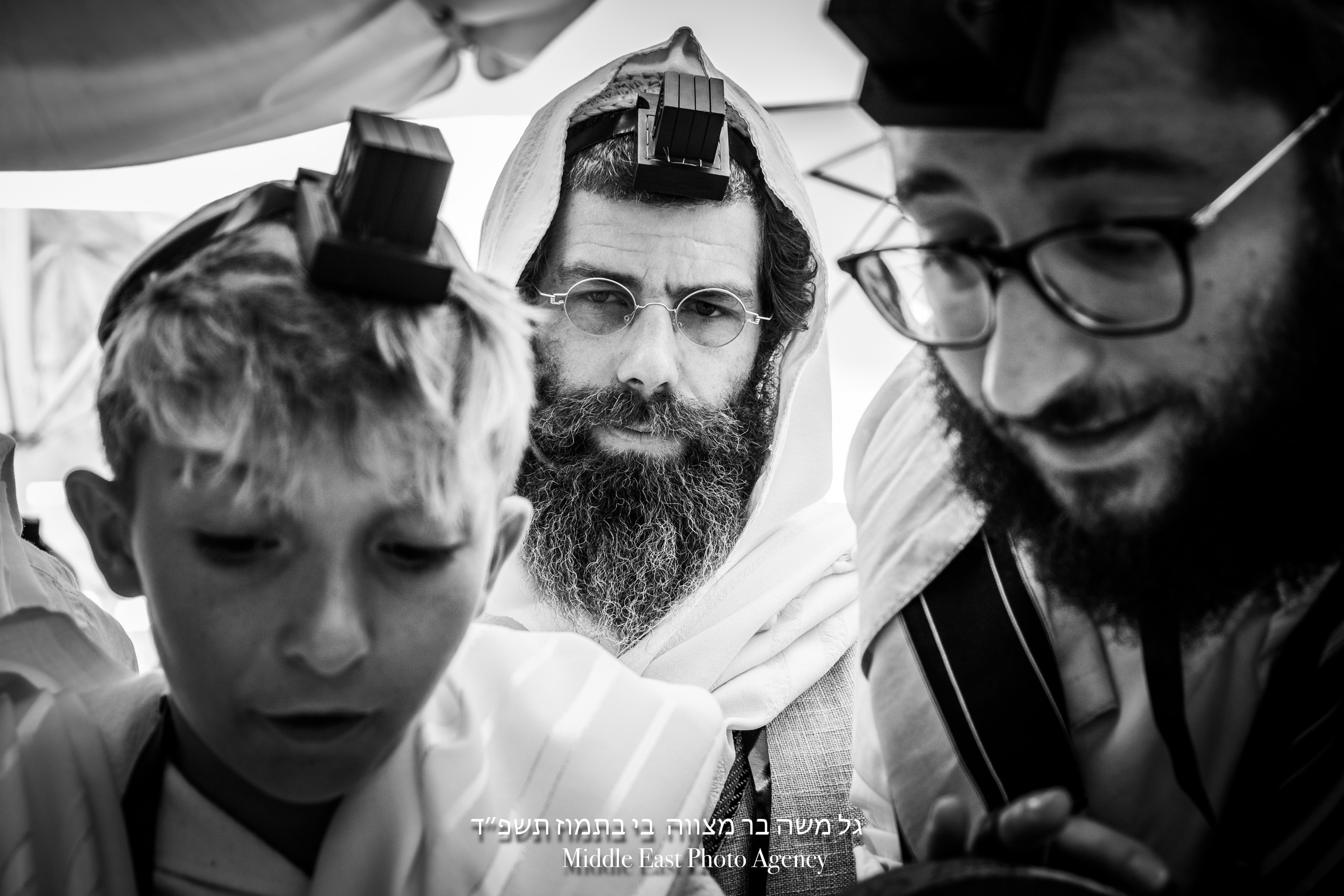 Bar Mitzvah portrait session near the Western Wall Jerusalem