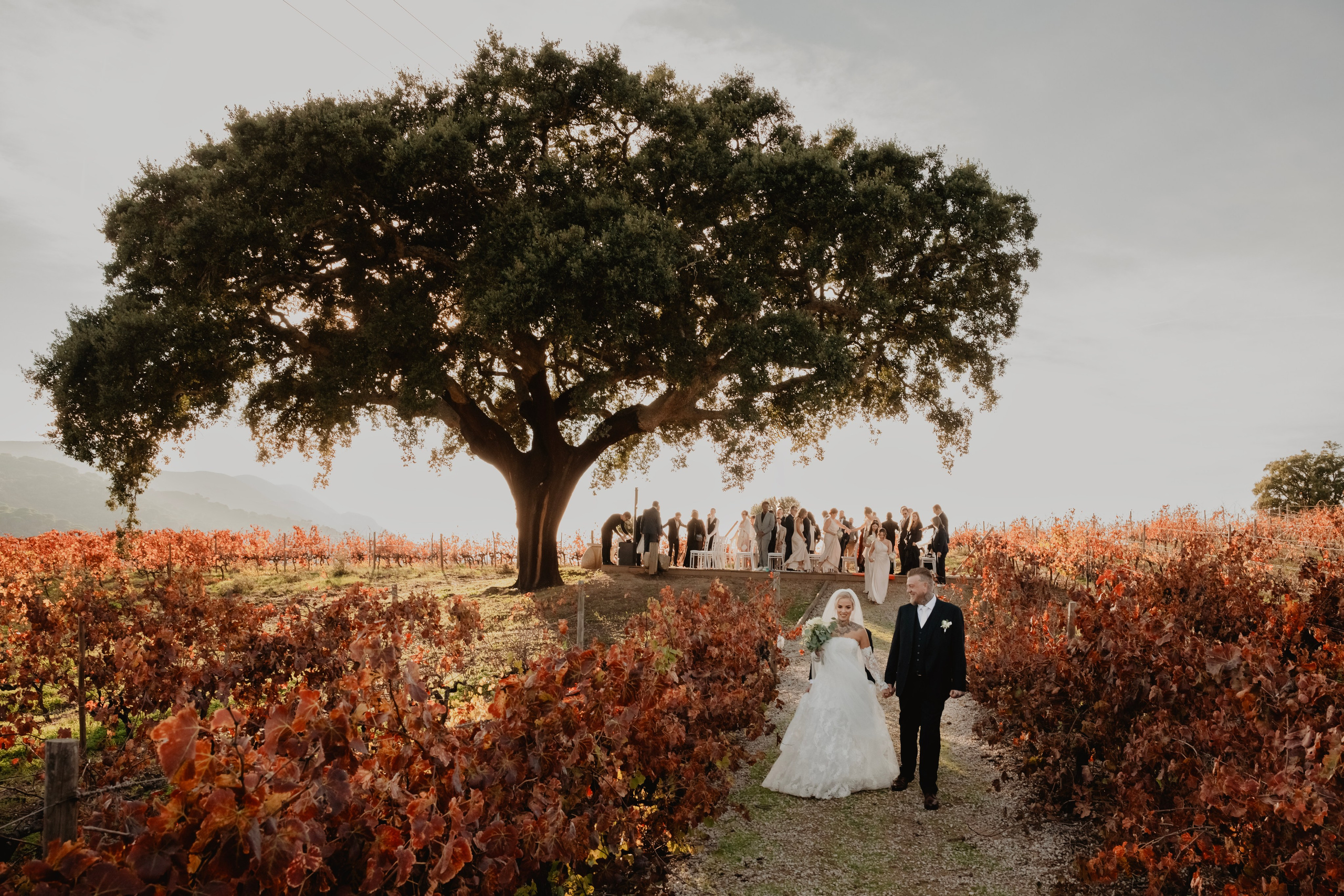 Fotógrafo de casamentos a captar momento emotivo entre os noivos durante a cerimónia em Palmela Wedding photographer in Palmela capturing an emotional moment between the bride and groom during the wedding ceremony