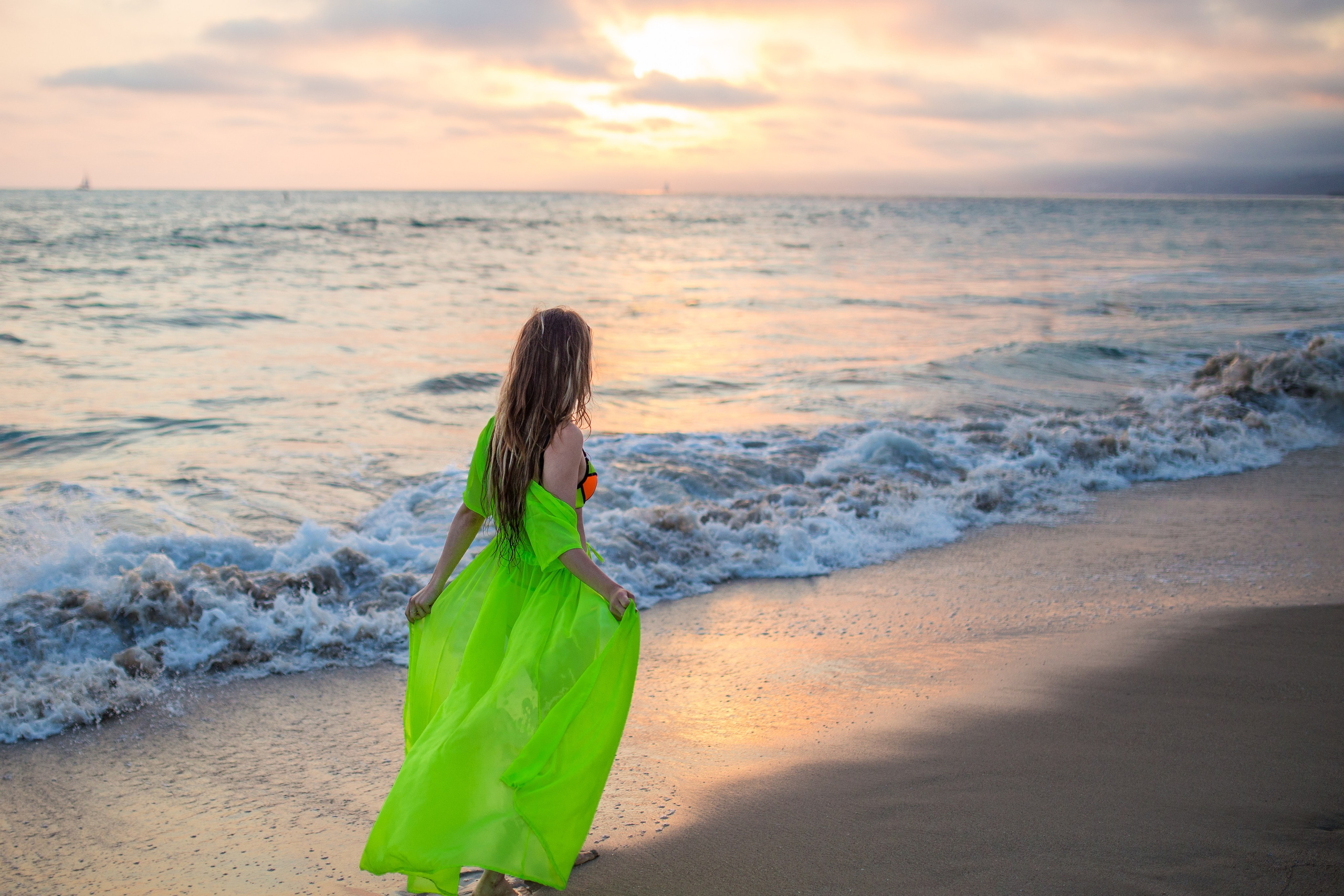 sunset photosession at venice beach los angeles