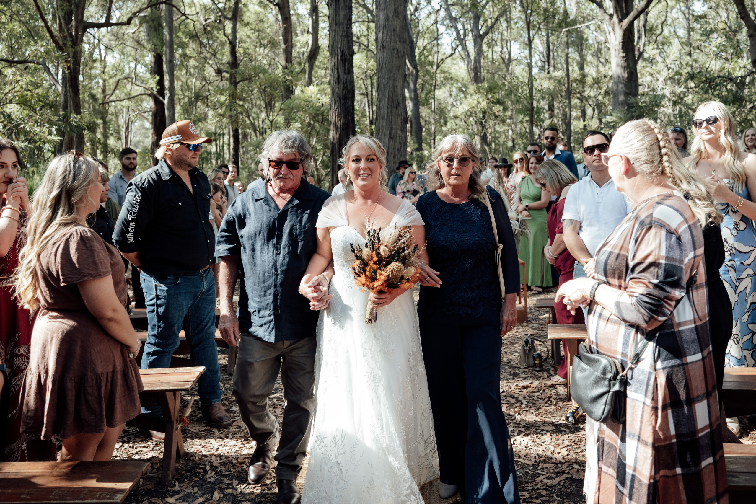 Jarrahfall Bush Camp Wedding Photography — Real Wedding. Wedding Photographer & Videographer in Perth Australia