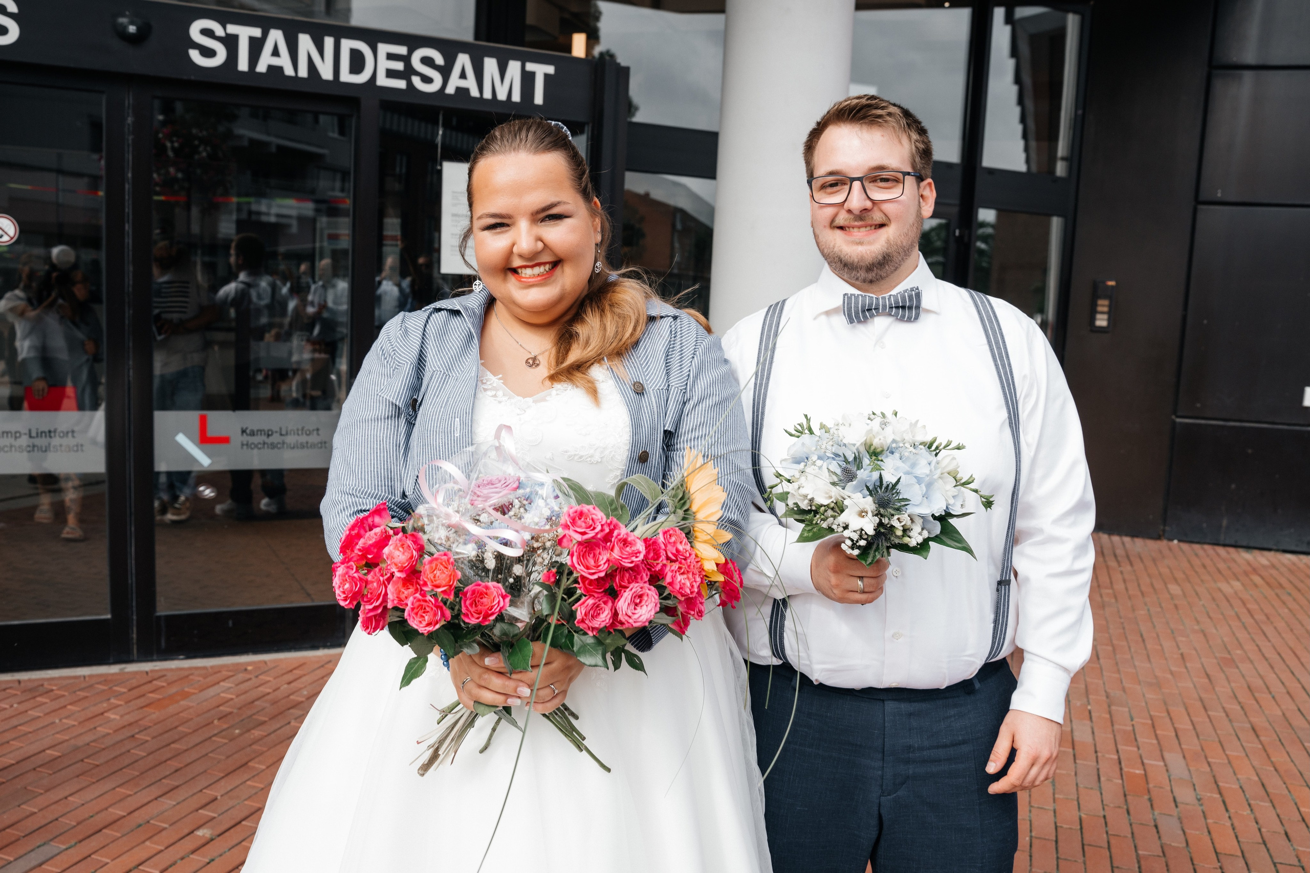 Standesamtliche Trauung. Hochzeitsfotograf für Moers, Niederrhein, Düsseldorf, NRW und Deutschland