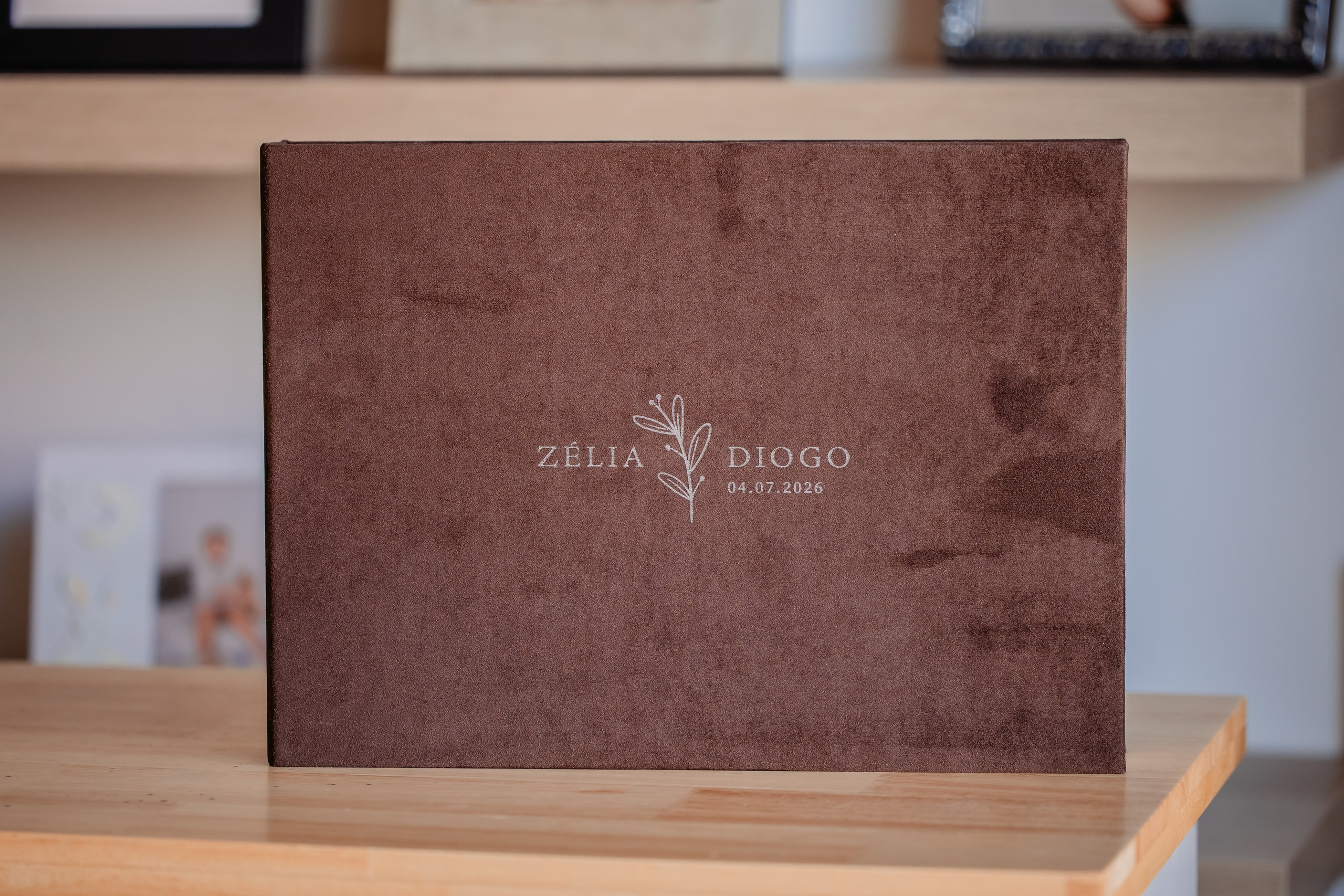 Livro de Honra — Zélia e Diogo. Contraluz Fotografia