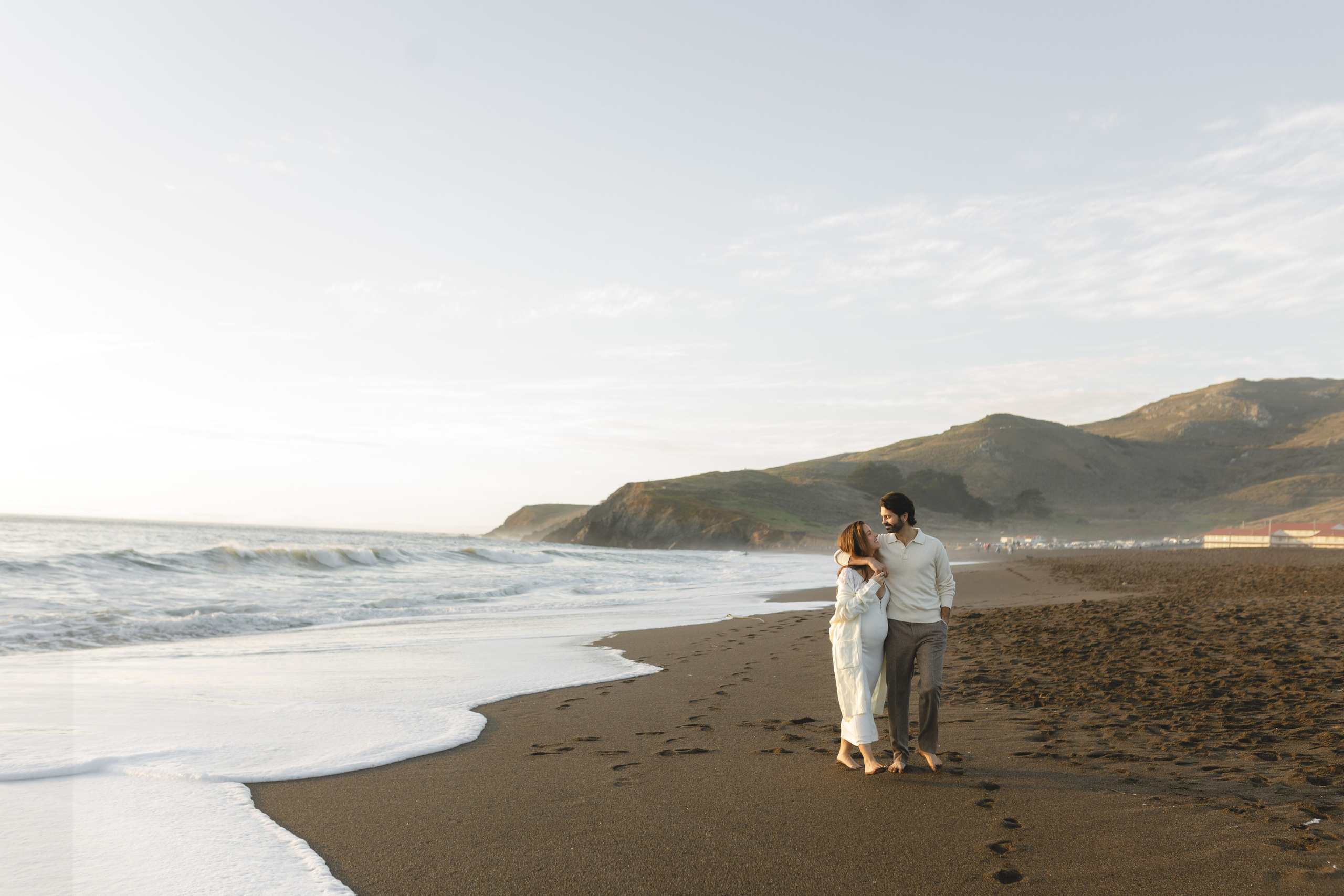 Bay Area pregnancy photography golden hour