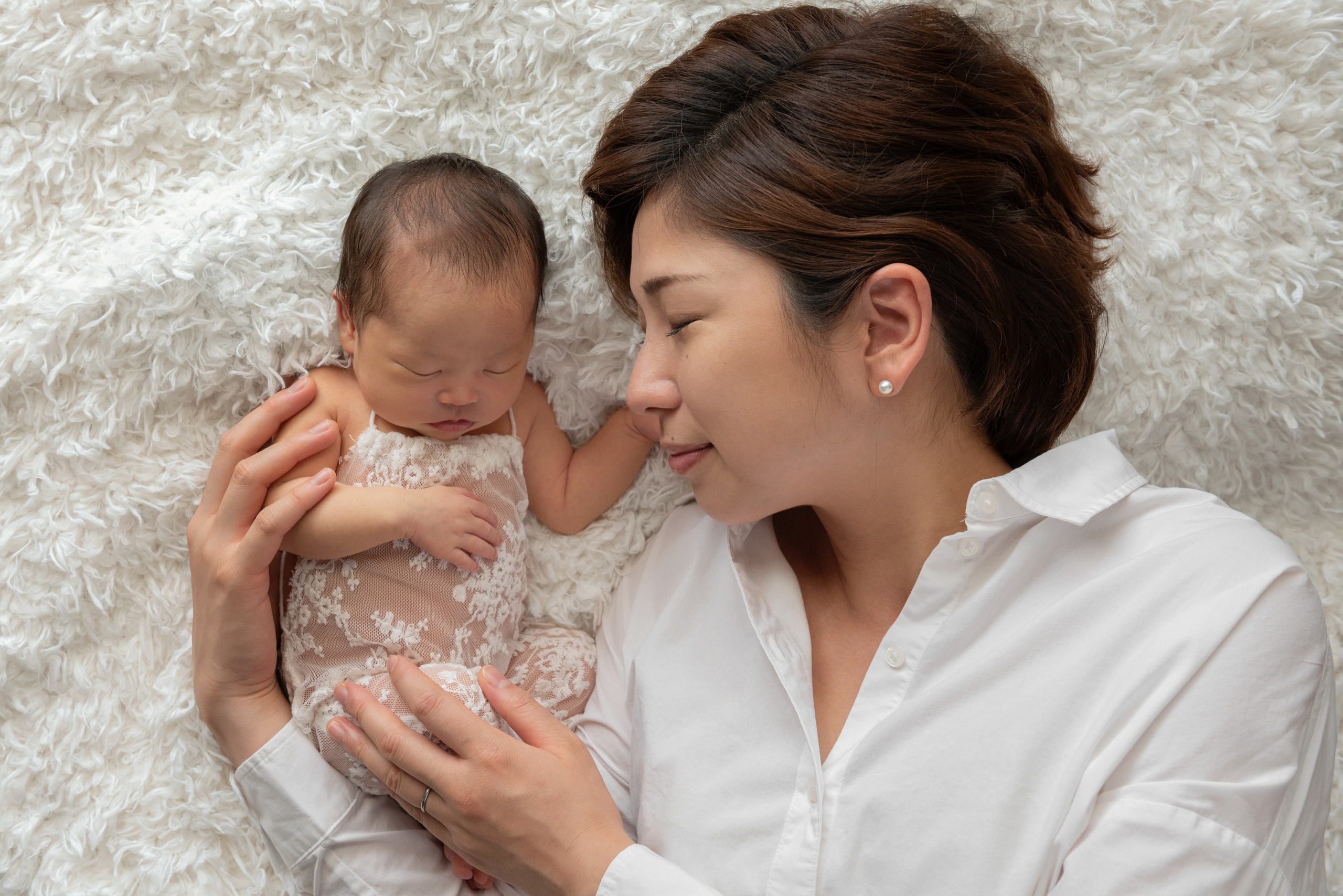 出張撮影　新生児ファインアート写真