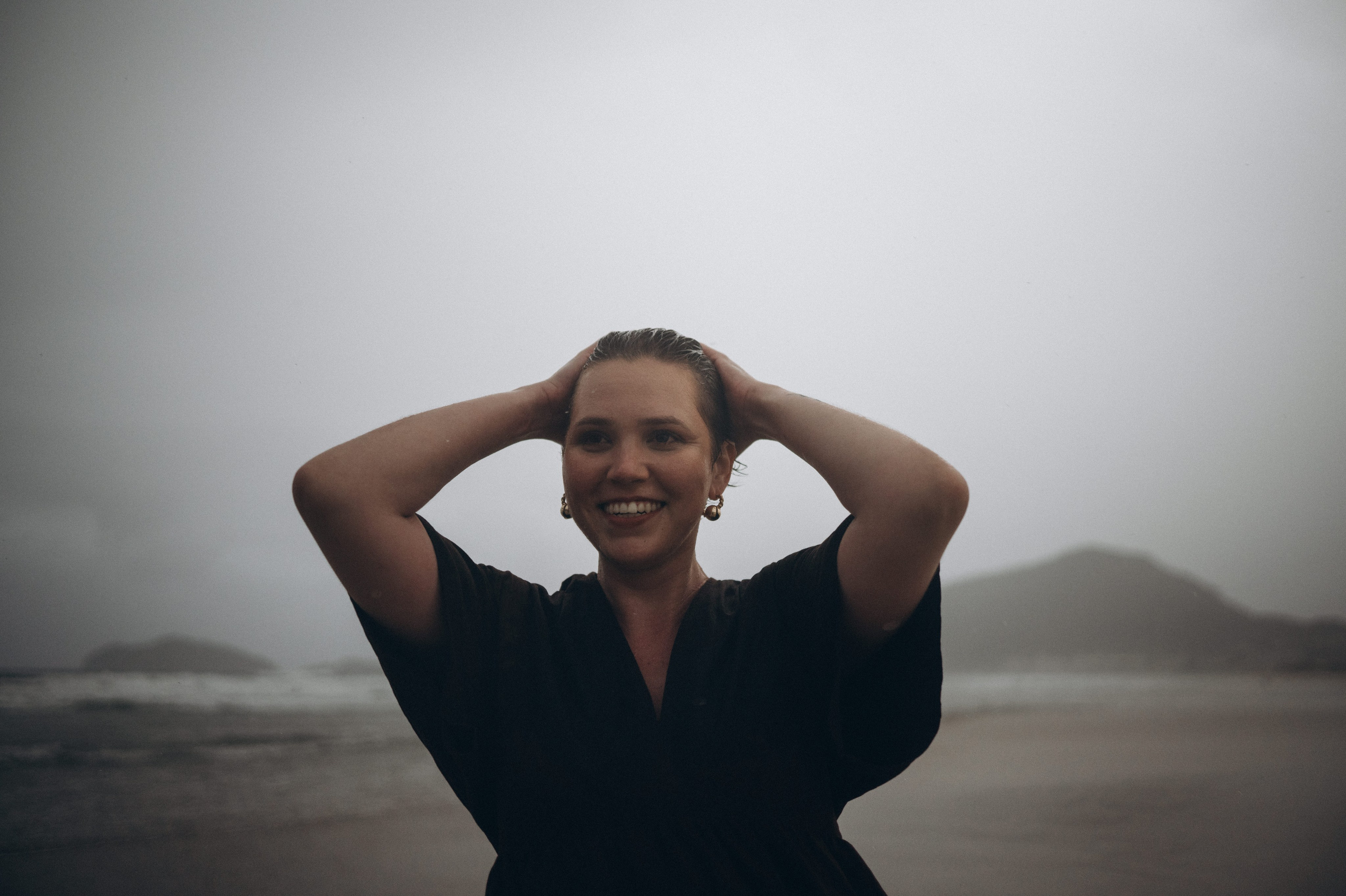 Mãe em ensaio externo