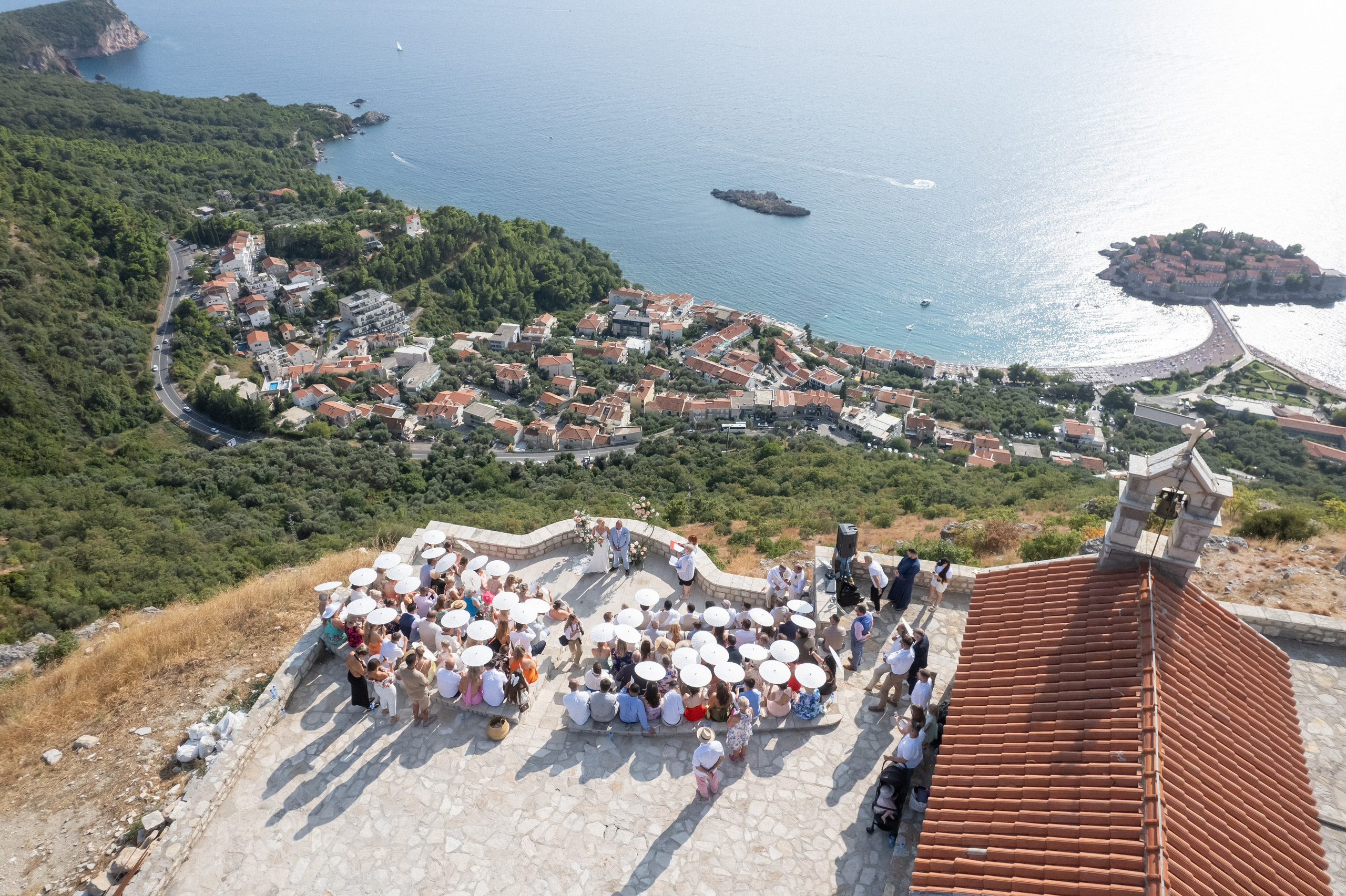 Kosten bruiloft Montenegro 2026: budget per aantal gasten